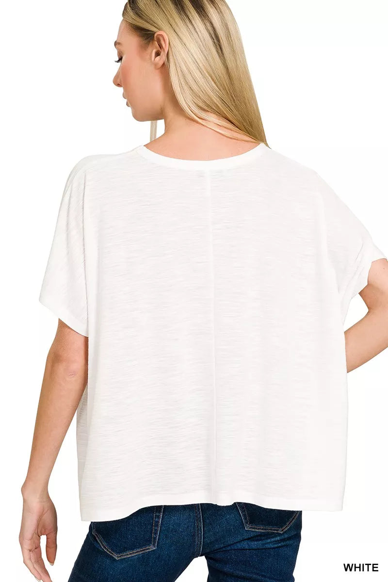 Zenana Round Neck Short Sleeve T-Shirt