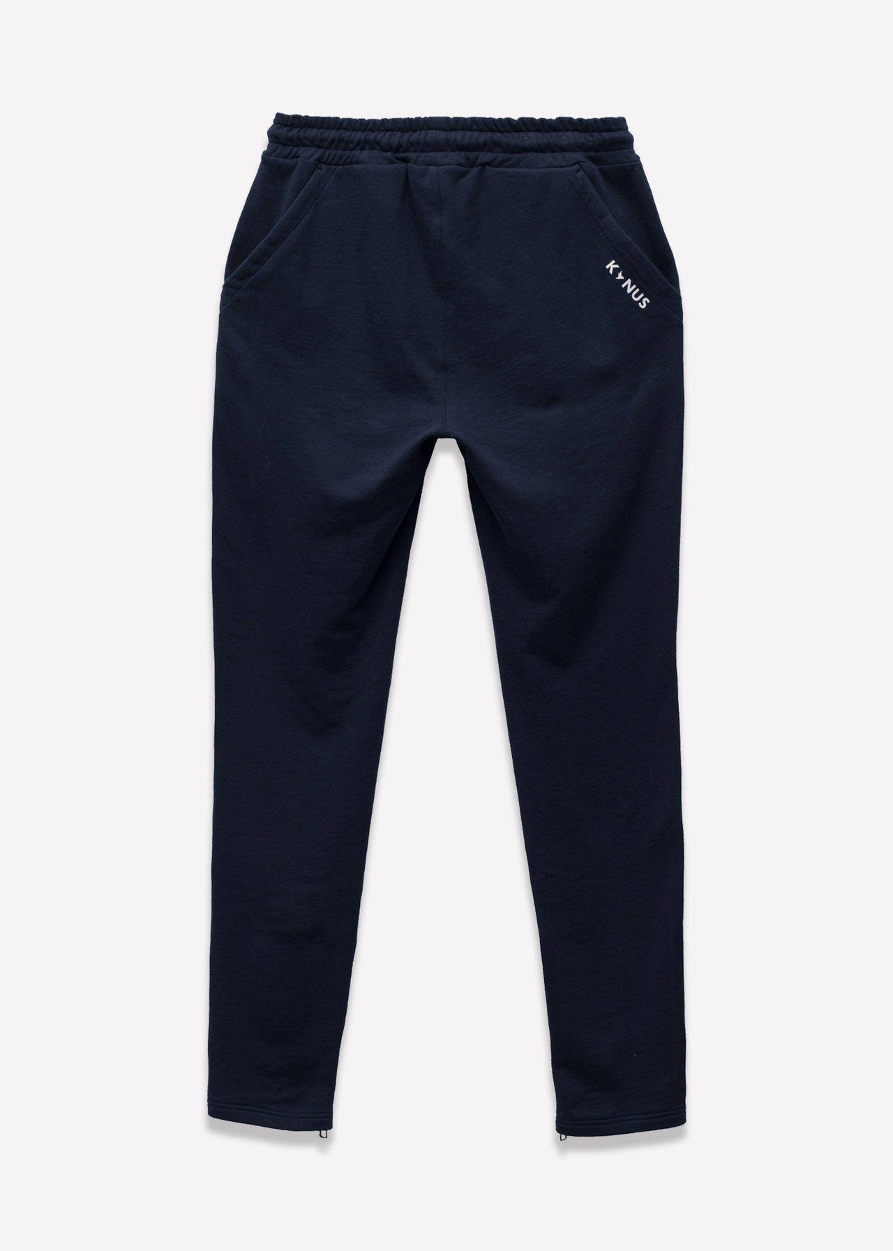 Men's  Zipper Pocket French Terry Sweatpants in Navy