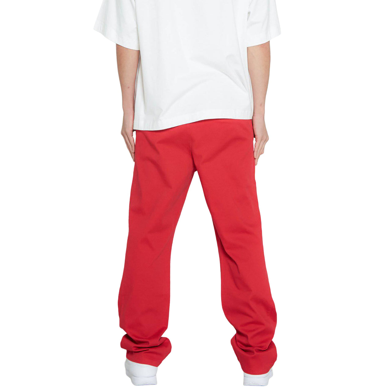 Konus Men's Baggy Chino Pants in Red