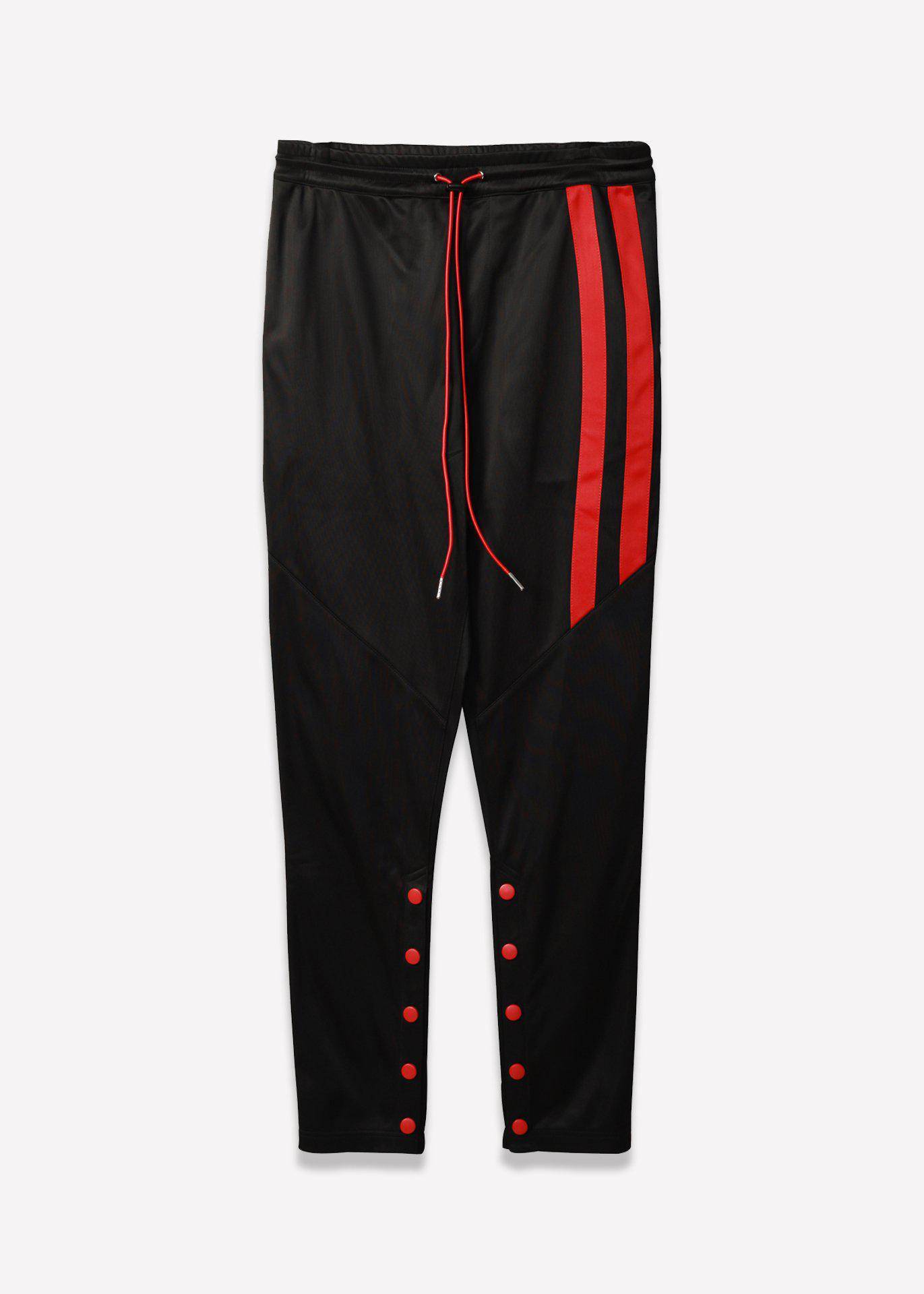 Blank State Men's Snap Track Pants in Black