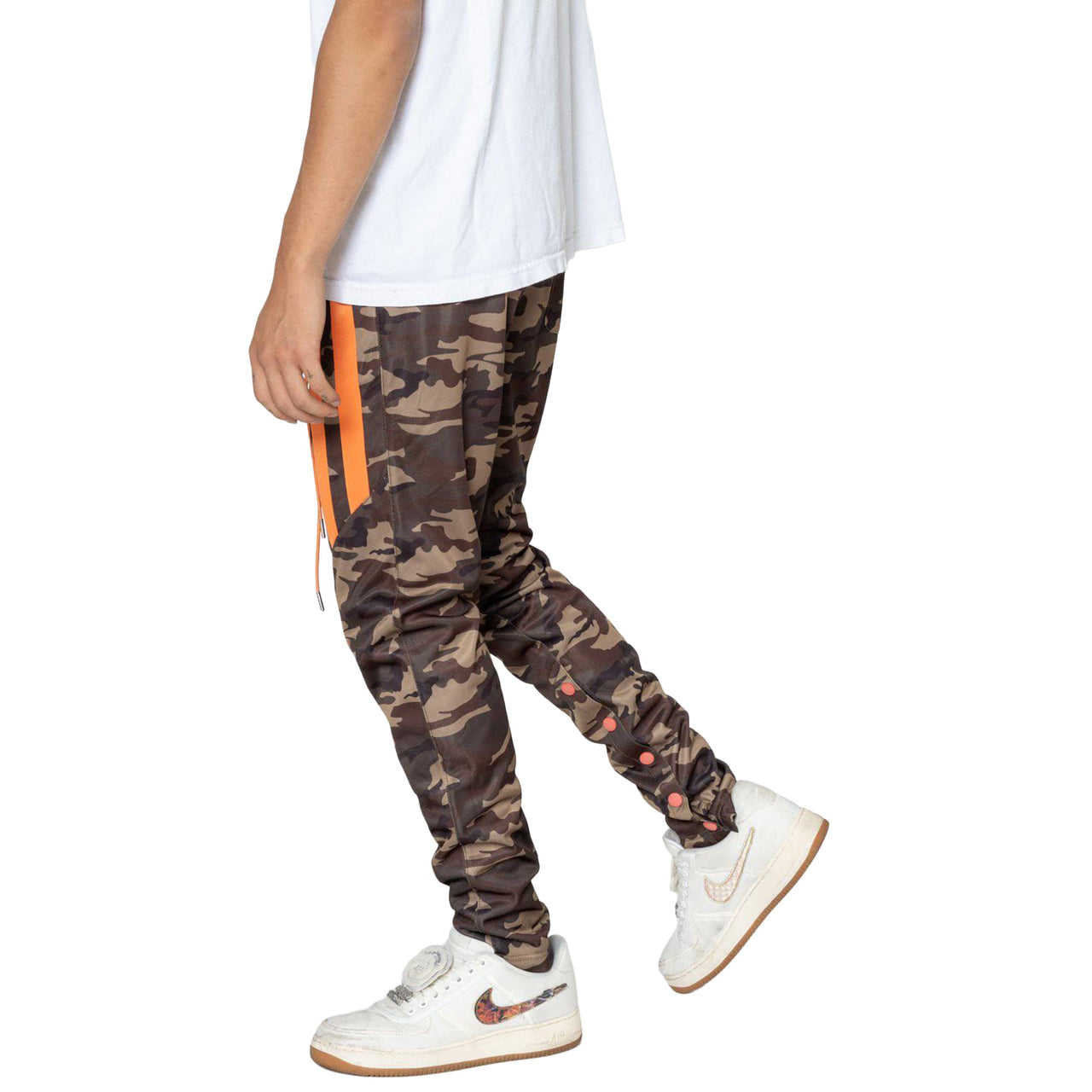 Blank State Men's Snap Track Pants in Camo