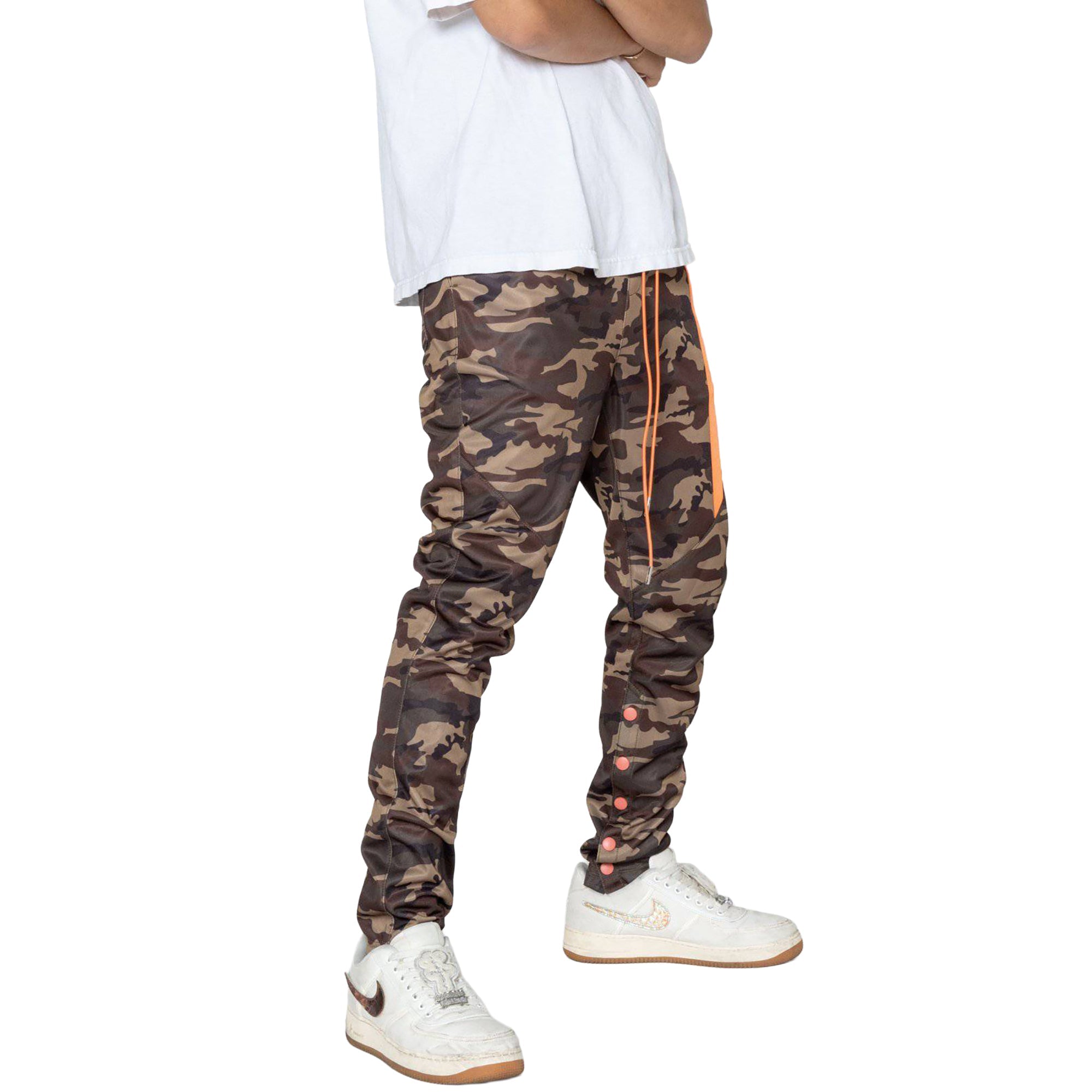 Blank State Men's Snap Track Pants in Camo