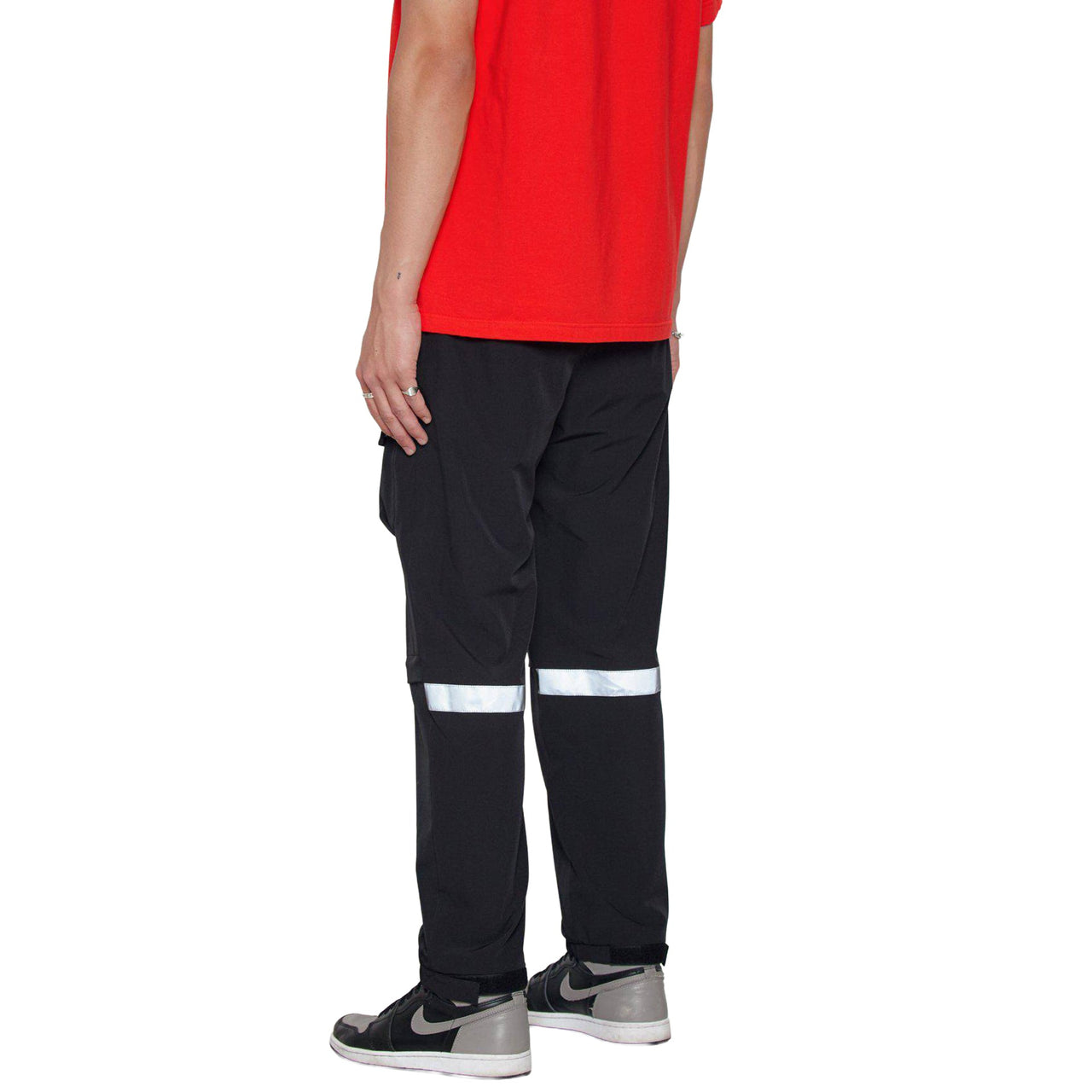 Konus Men's Reflective Wind Cargo Pants in Black