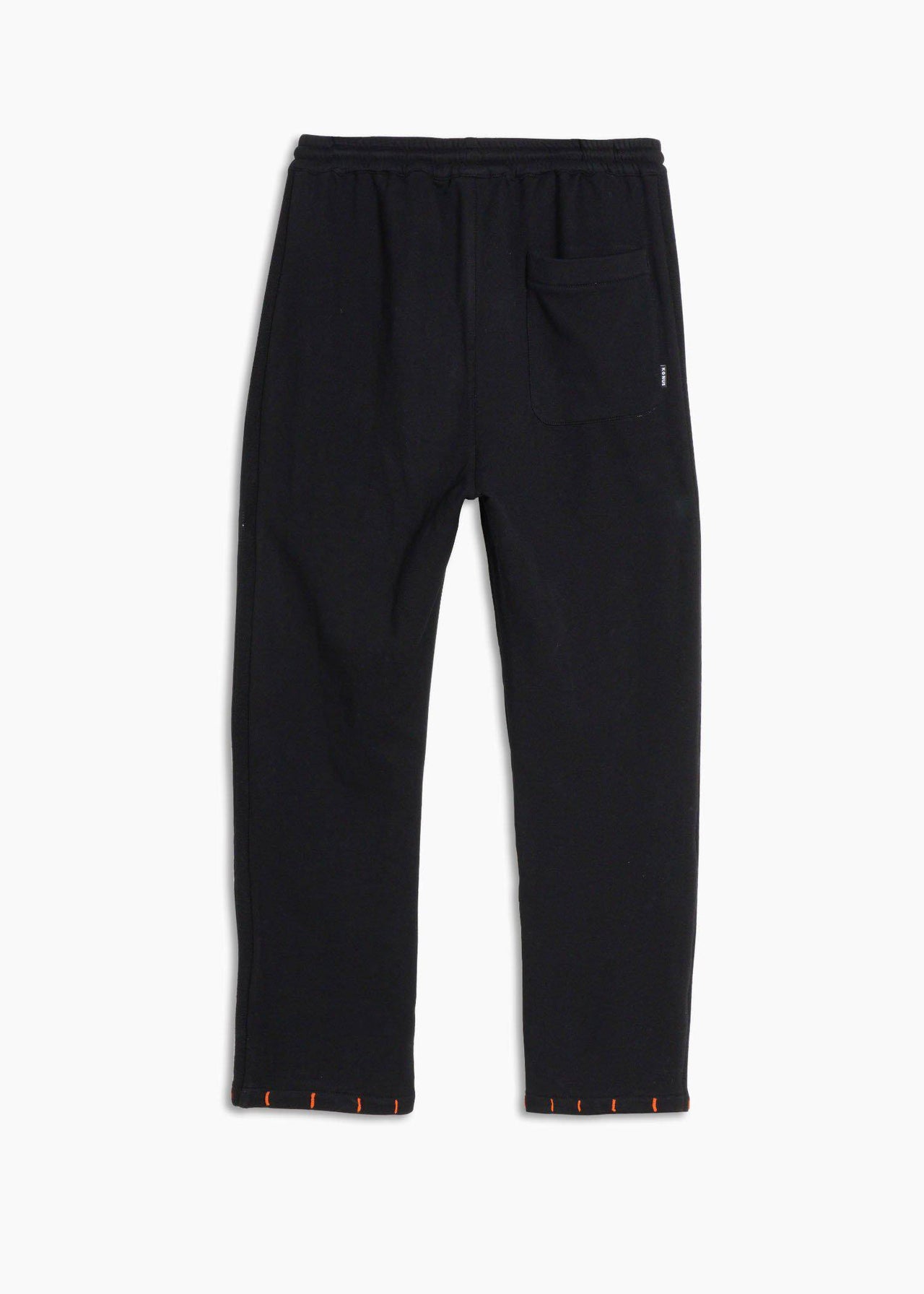 Konus Men's Wide Leg Sweatpants in Black