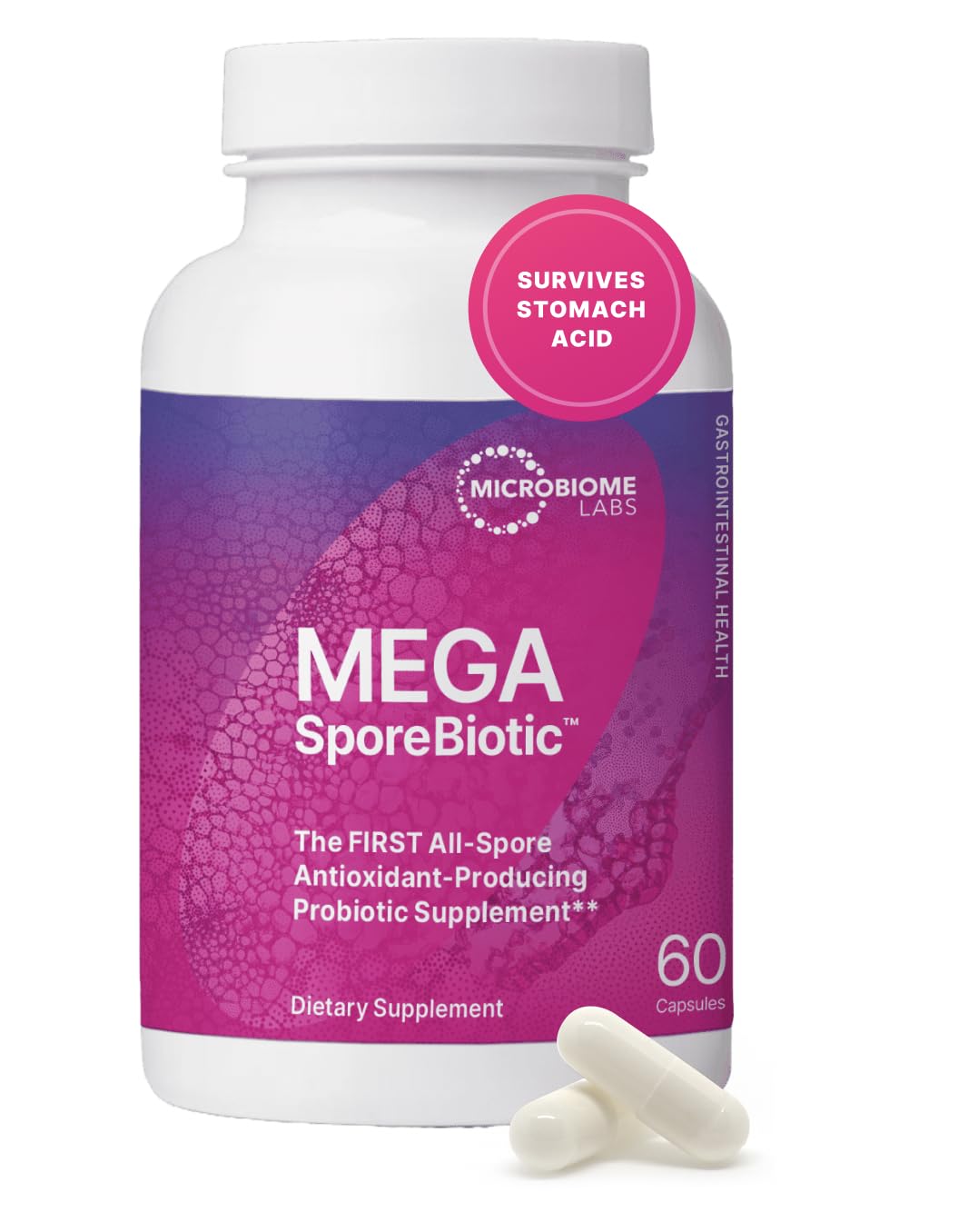 Spore-Based Probiotic for Women & Men | Shelf-Stable Digestive Support | Travel-Friendly