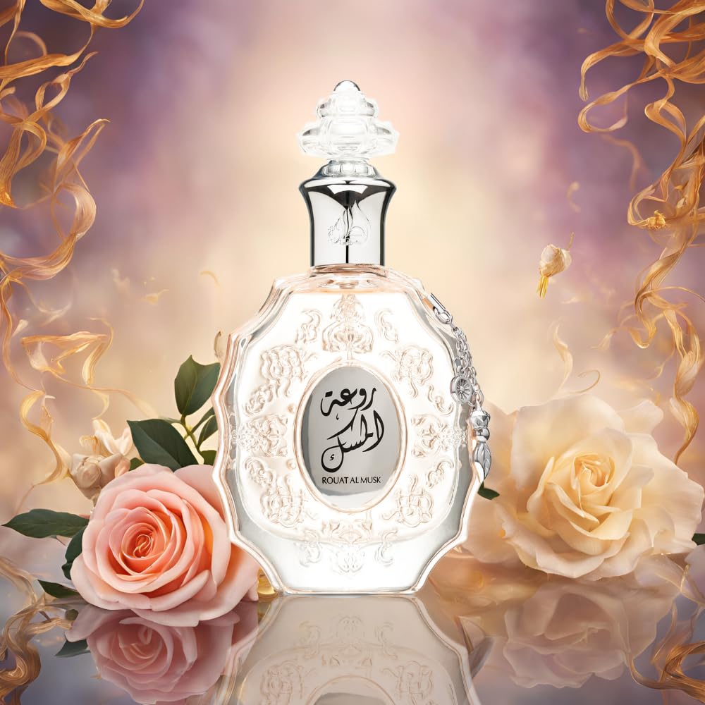 Lattafa Rouat Al Musk by Lattafa Eau De Parfum Spray (Unisex) 3.4 oz (Women)