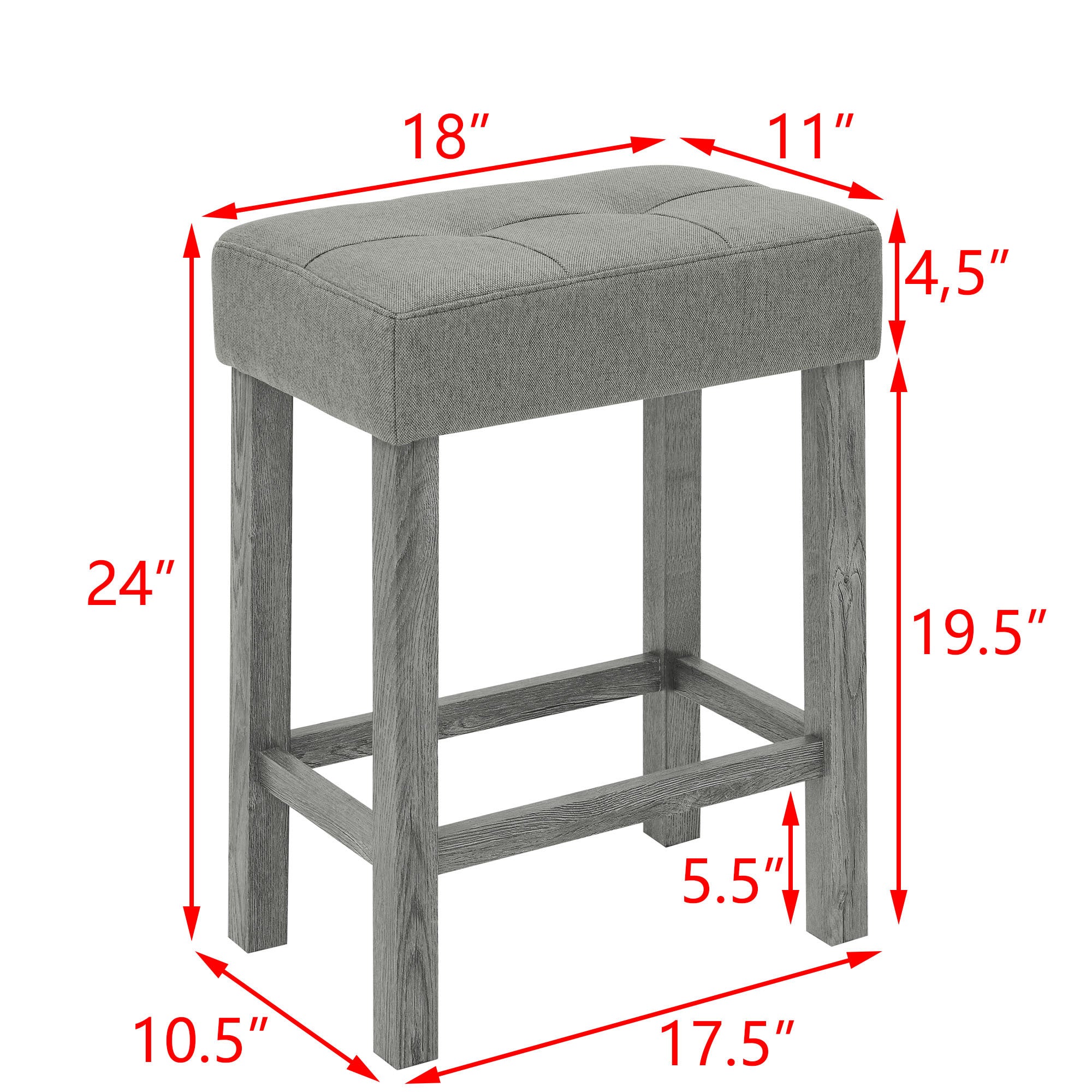 59 Inch Bar Table, Dining Table, Sofa Table with Power Outlet, 3 Upholstered Stools, 4 Piece Bar Table and Chair Set for Living Room, Dining Room, Kitchen