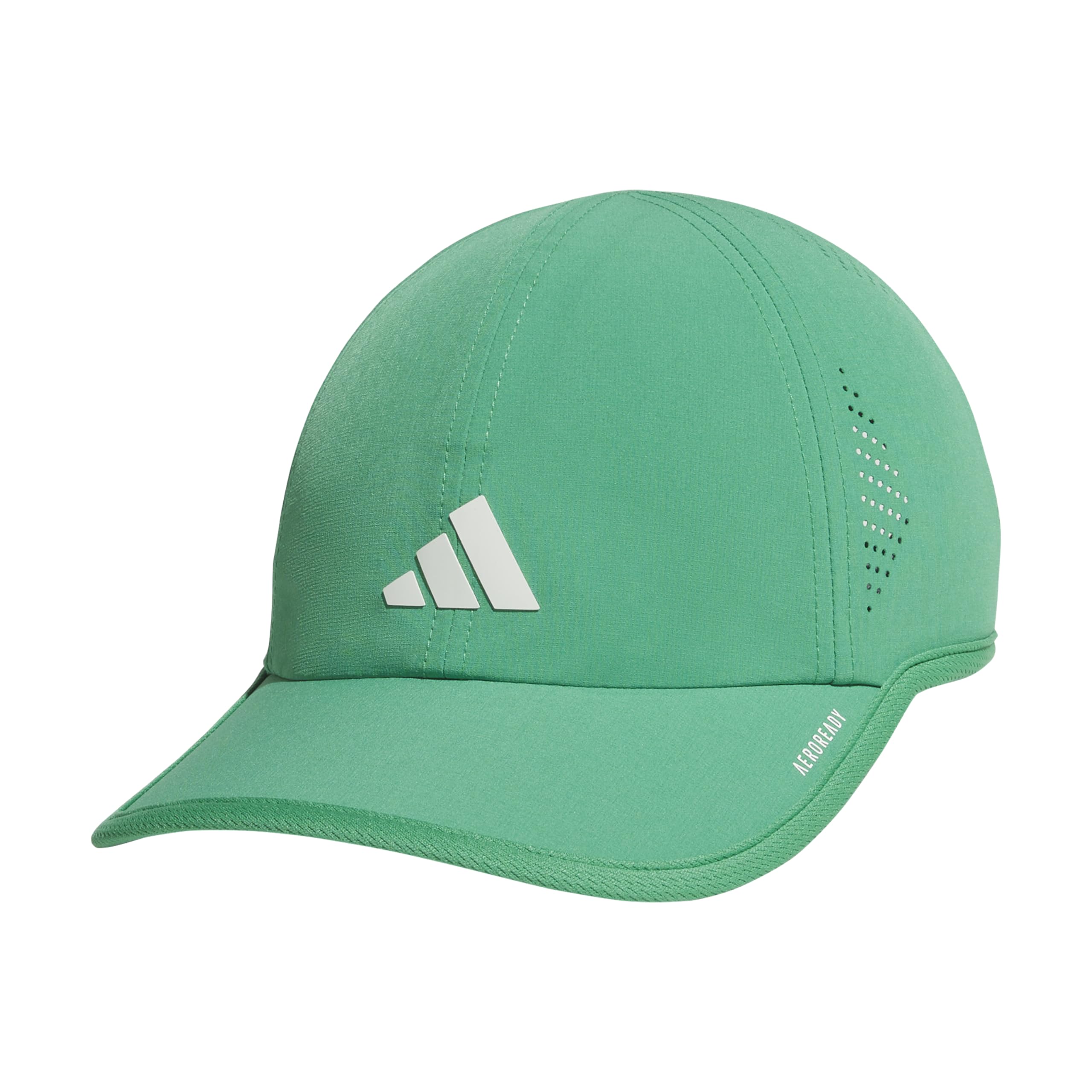 adidas Womens Superlite Hat Relaxed-fit Adjustable Workout Sports Cap Semi Court Green/White/3.0 One Size