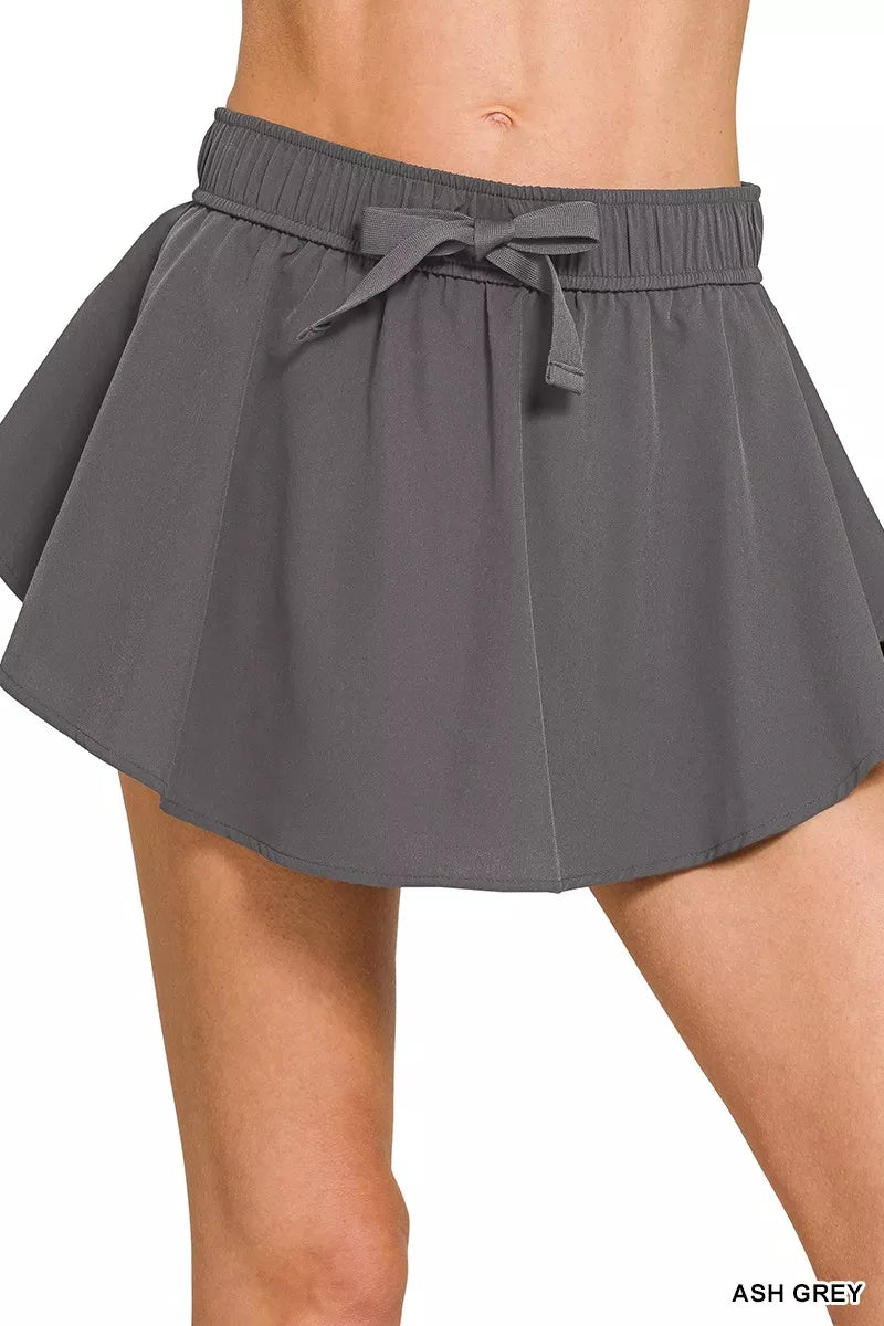 Zenana Soft Woven Active Skorts