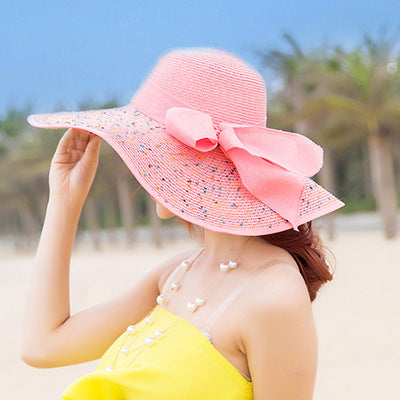 Beach Hat With Large Foldable Rim