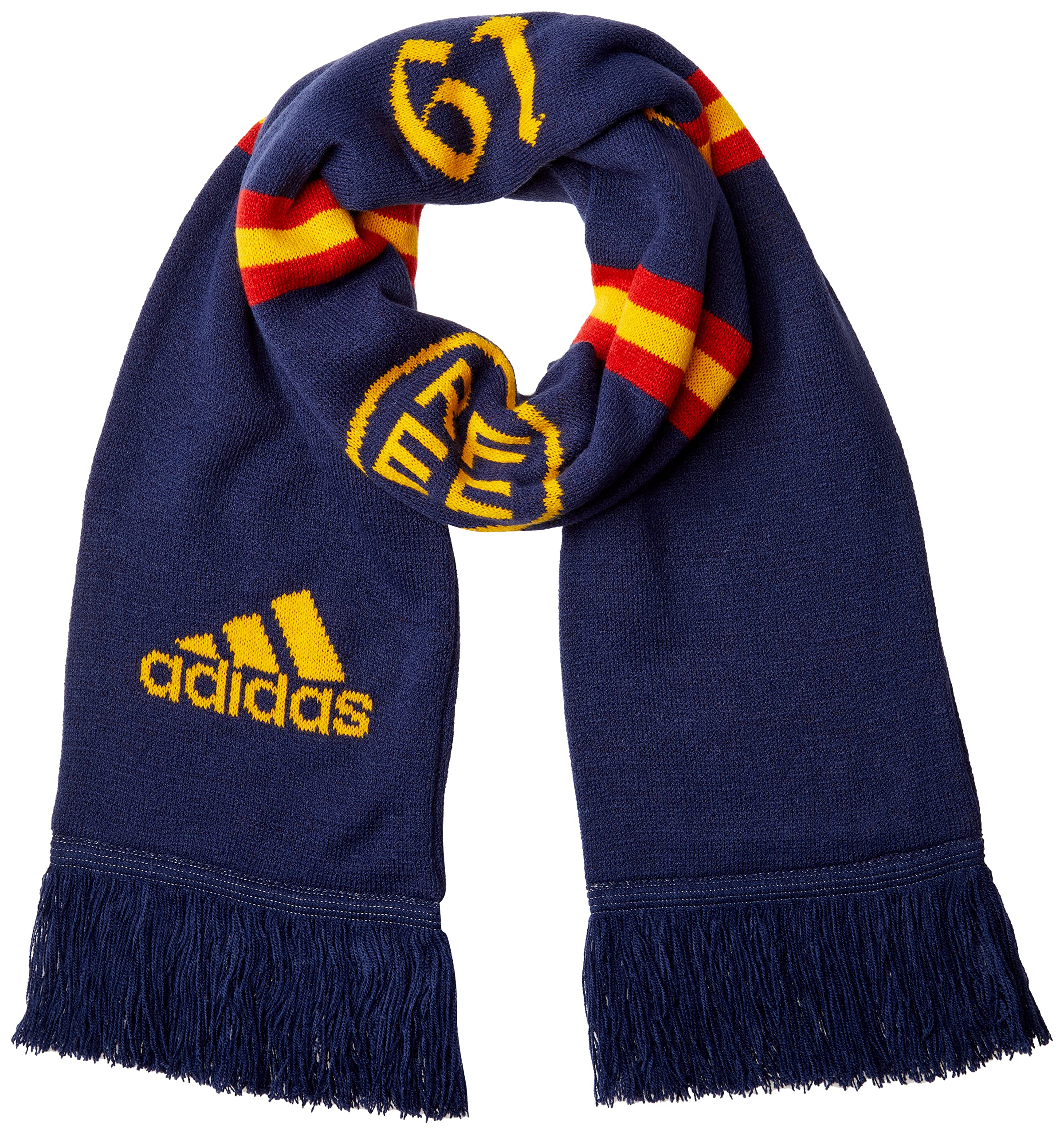 adidas unisex-adult World Cup Football Team Scarf Team Navy Blue/Team Colleg Gold/Team Power Red OSFM