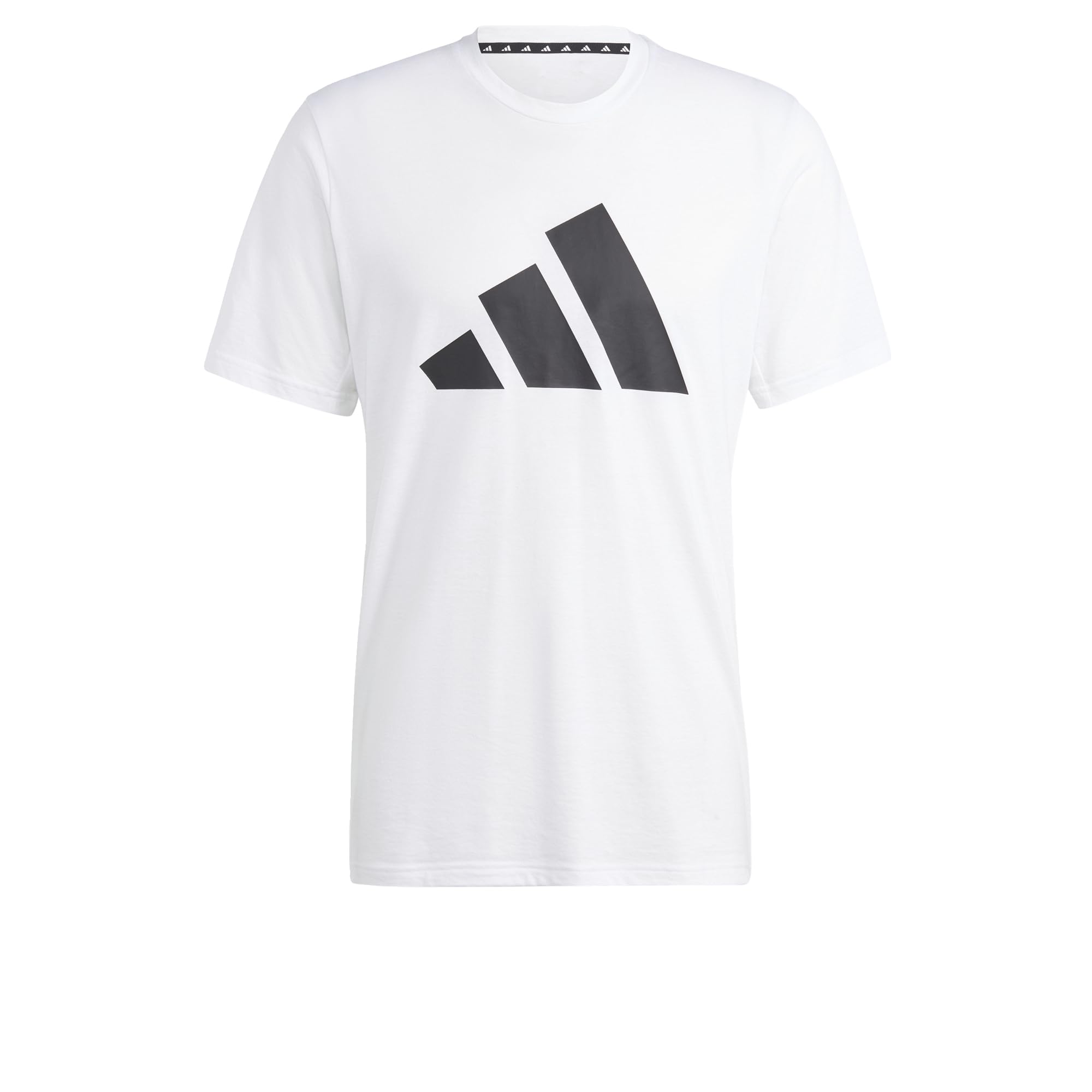 adidas Mens Standard Essentials Feelready Logo Training T-Shirt White/Black