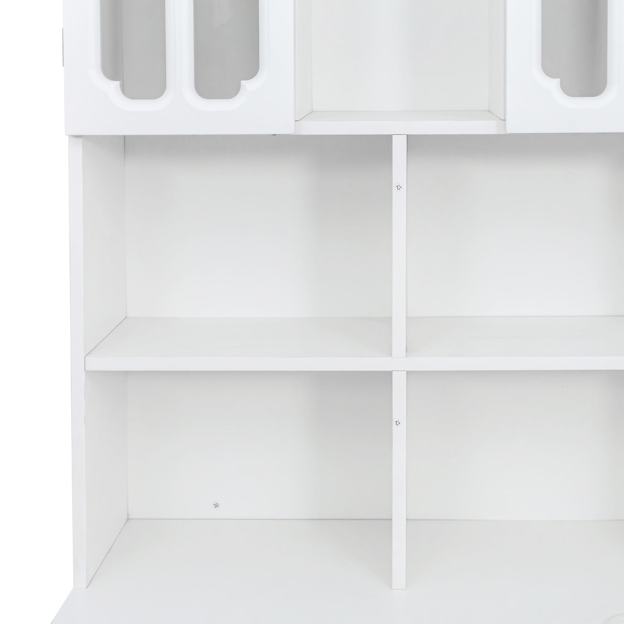 L-Shaped Corner Computer Desk  for Home Office or Study desk, Study Modern Style Table with Drawers, Bookshelf & Hutch, 2-in-1 L-Shaped Design, Large Working Space,white