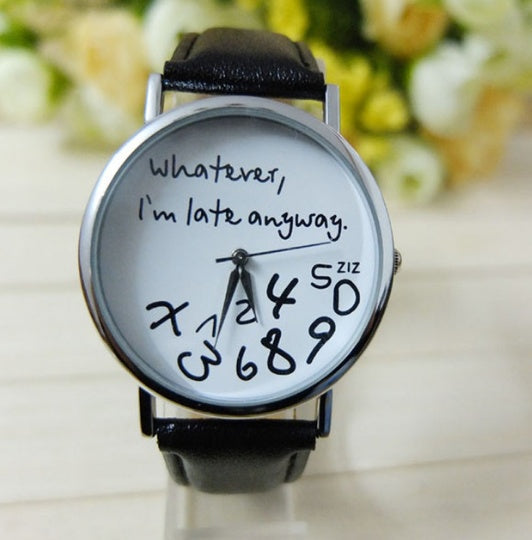 Fashion Casual Geneva Women's  Watch Leather Belt