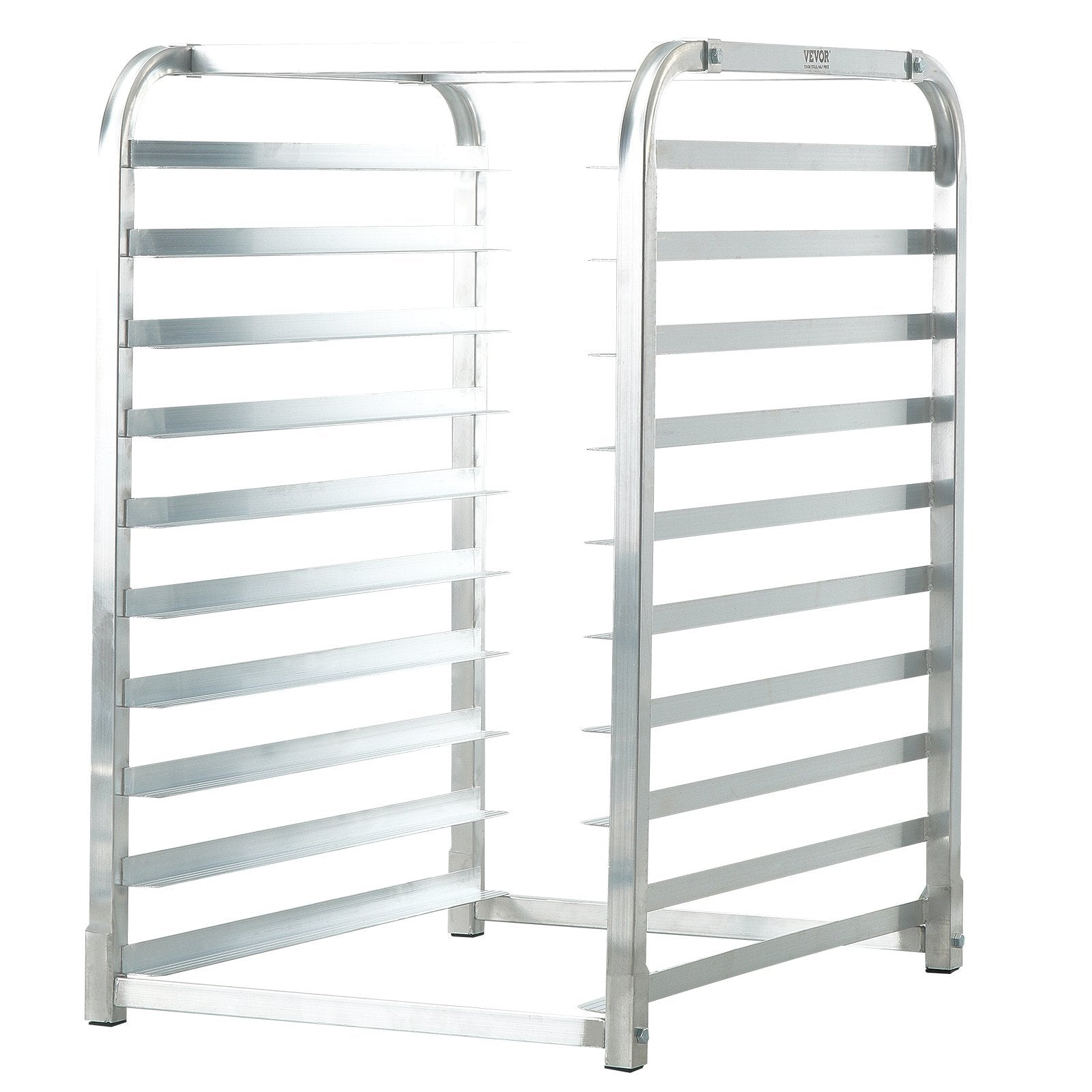 Bun Pan Rack, 10-Tier Commercial Bakery Racks with Brake Wheels, Aluminum Racking Trolley Storage for Half & Full Sheet, Speed Rack For Kitchen Home, Bread Baking Equipment, 26'L x 20.3'W x 39'H