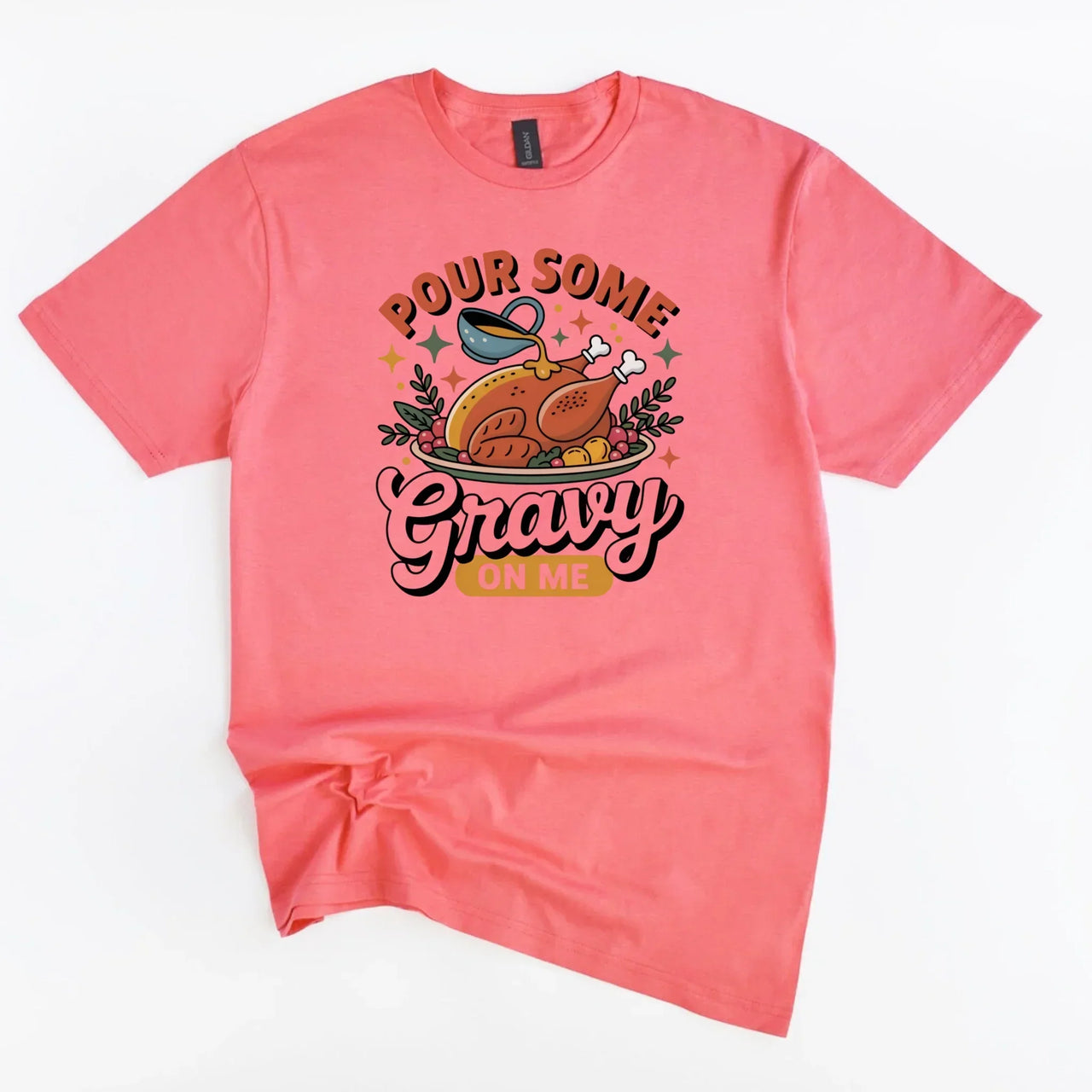 Funny Thanksgiving Couples Shirts – Baste & Gravy Matching Tees