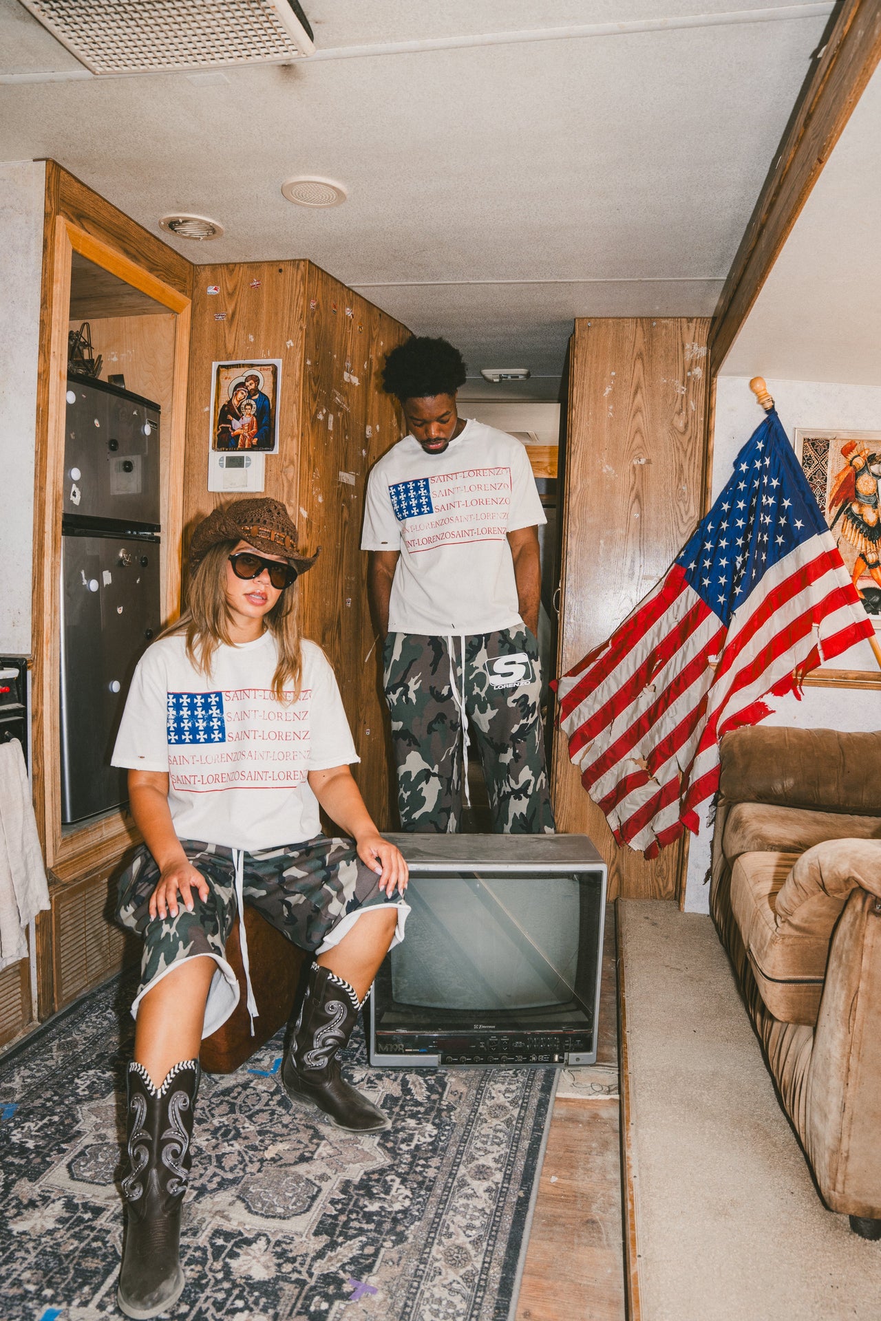'UNITED SAINTS OF AMERICA' TEE