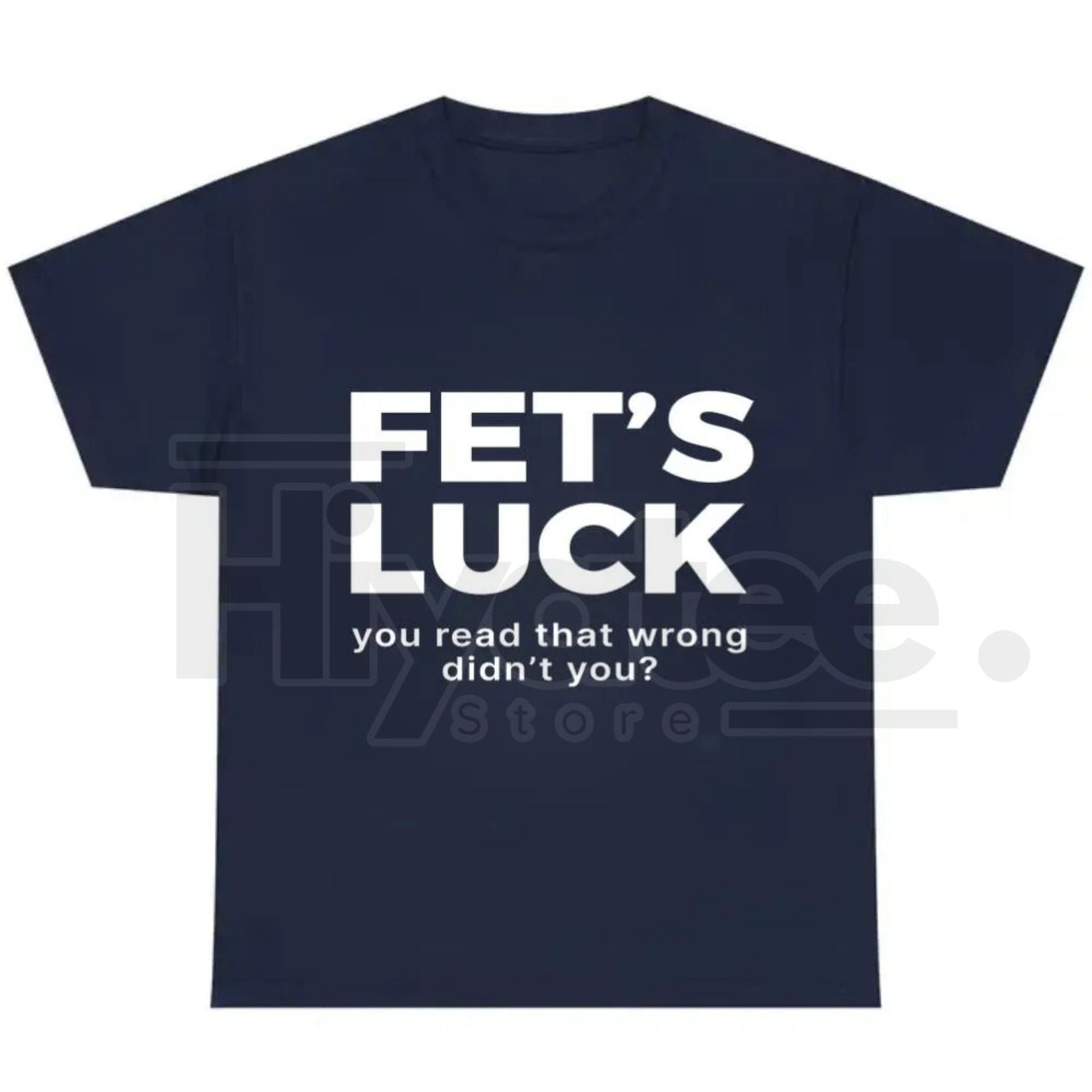 FET'S LUCK Optical Trick Shirt – Trending Humor Graphic Tee (Unisex)