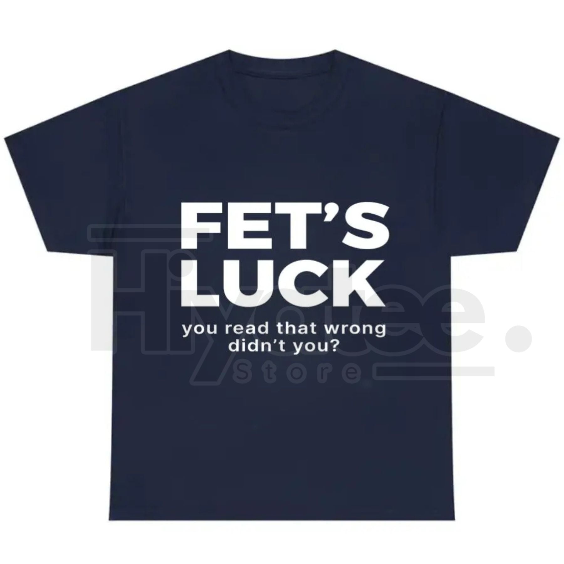 FET'S LUCK Optical Trick Shirt – Trending Humor Graphic Tee (Unisex)