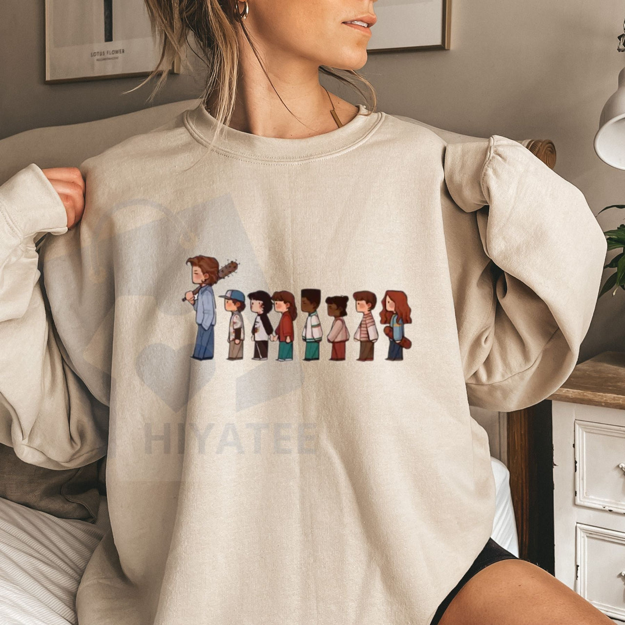 Stranger Steve and Seven Dwarfs Sweatshirt: Stranger Things Movie Pullover, Funny Holiday Mashup, Xmas Gift For Men