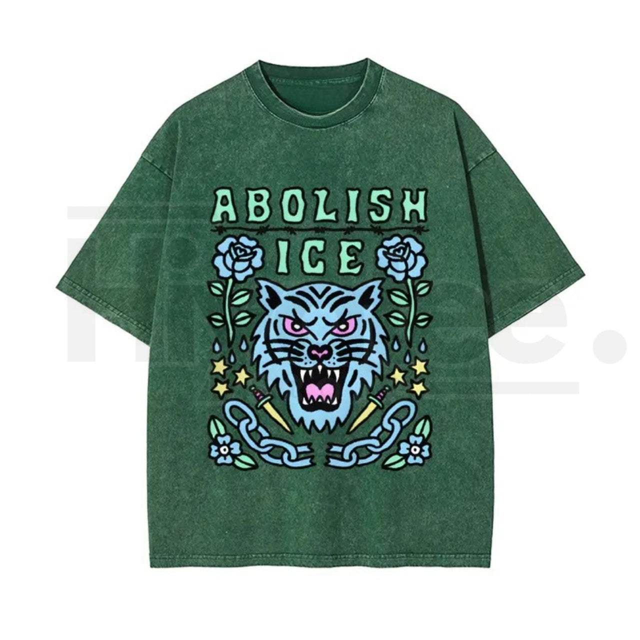 Statement Graphic Vintage Washed T-Shirt – Bold Satirical Cotton Unisex Tee