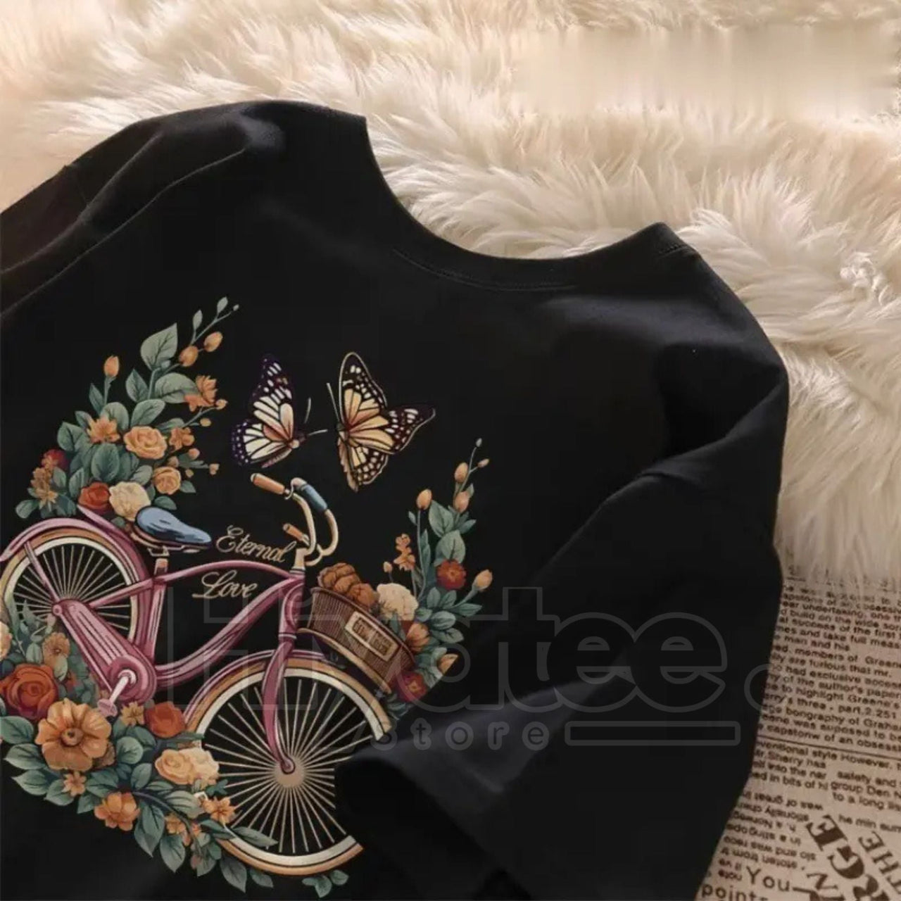 Korean Style Oversized Graphic T-Shirt – Simple Printed Cotton Streetwear Top