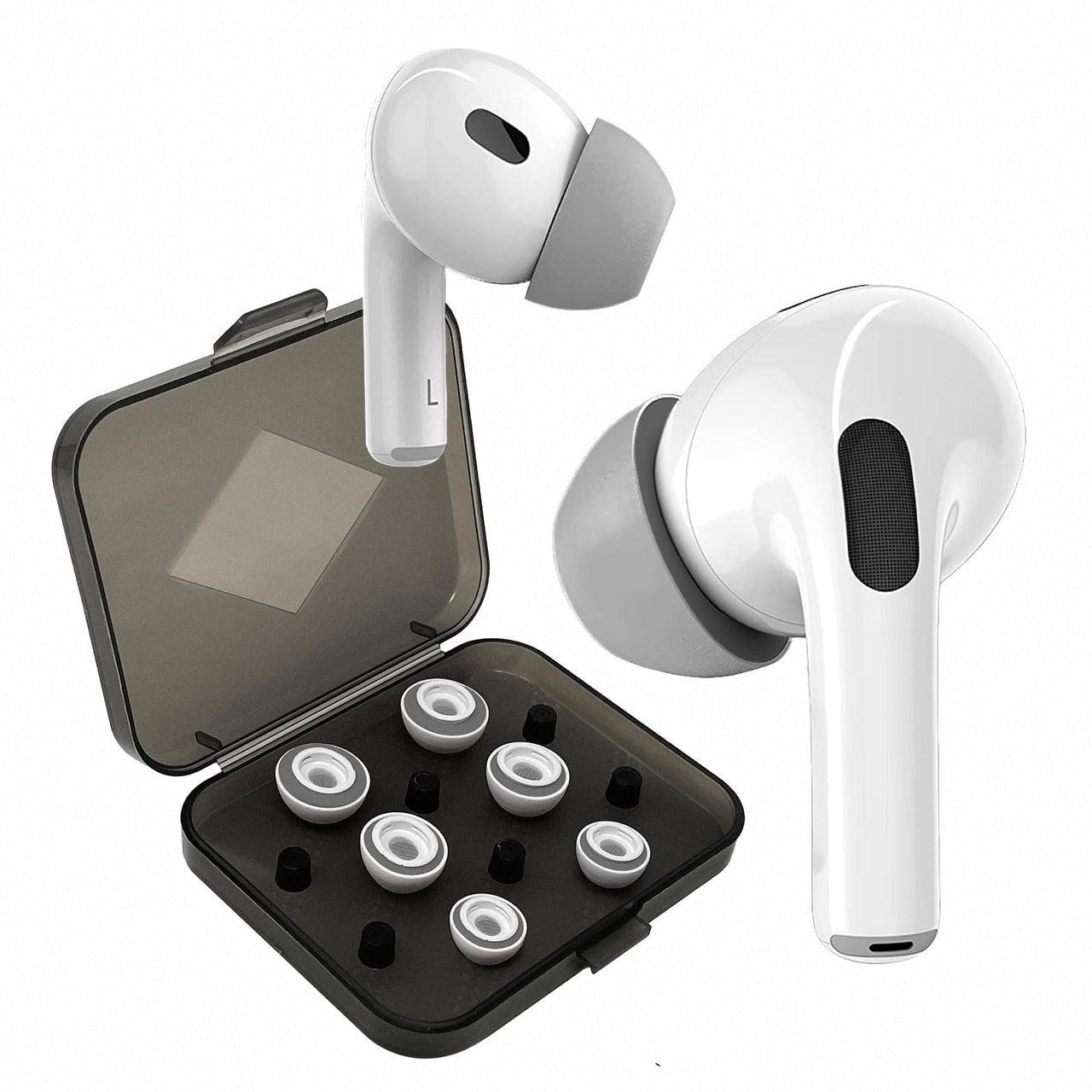STATIK CloudBuds Earbud Tips Replacement Earbud Tips for Ear Tips Pro 1st & 2nd Gen Memory Foam Earbud Tips with Cloudfoam 3 Ear Bud Tips Replacement Sizes Large Medium & Extra Small Earbud Tips