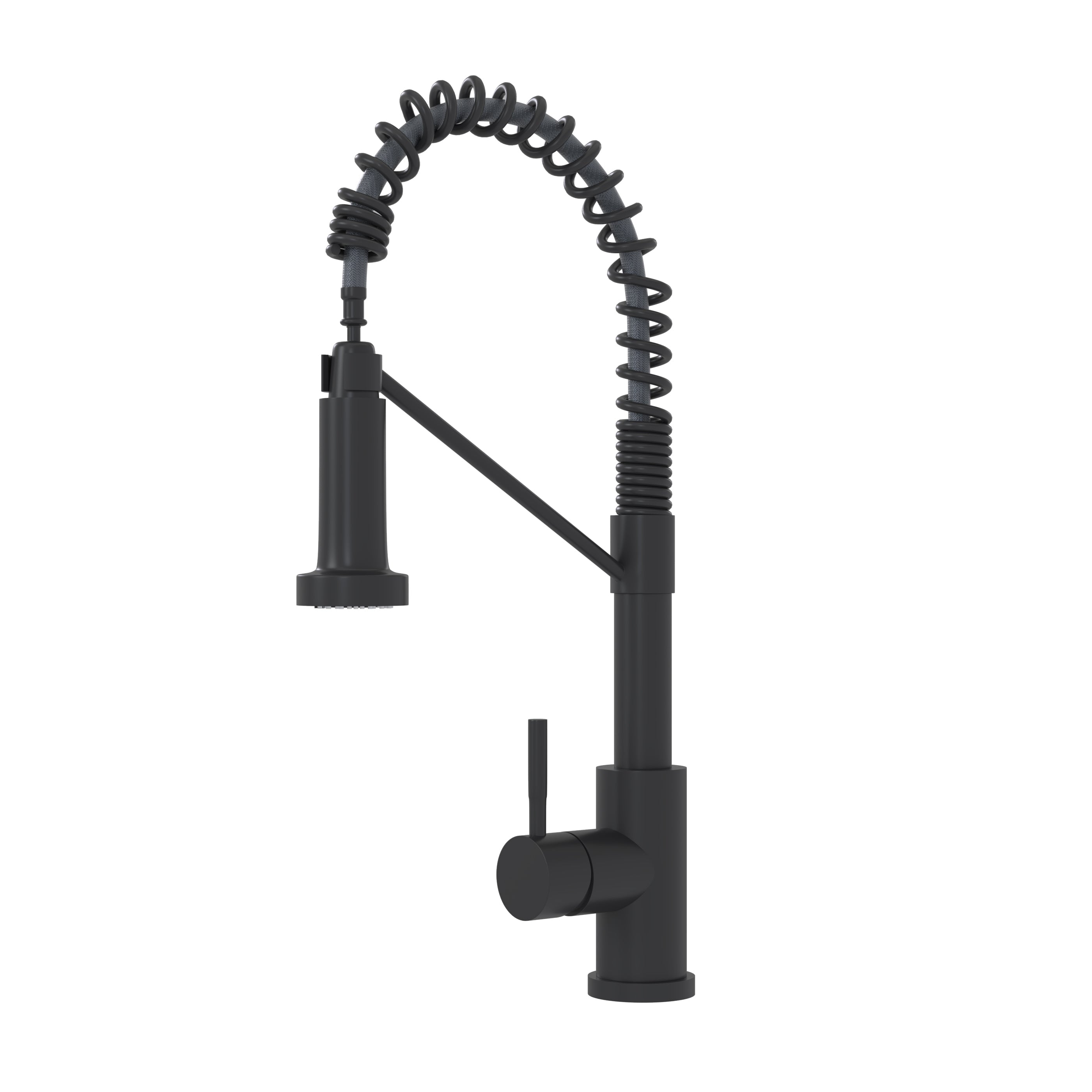 Bothwa Home CUPC Certified 19' Single Handle Kitchen Faucet (Matt Black Finish)