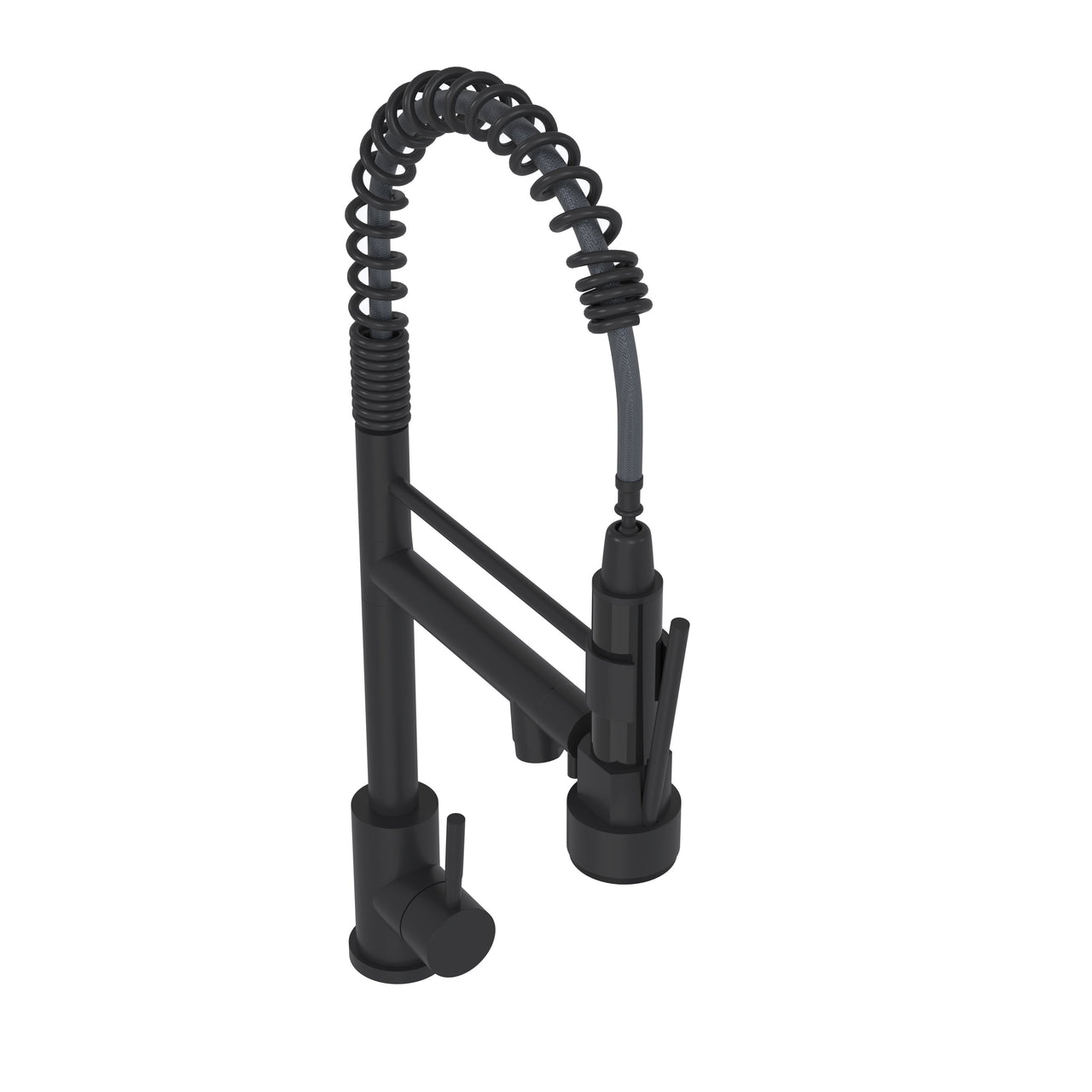 Bothwa Home CUPC Certified 19' Single Handle Kitchen Faucet (Matt Black Finish)