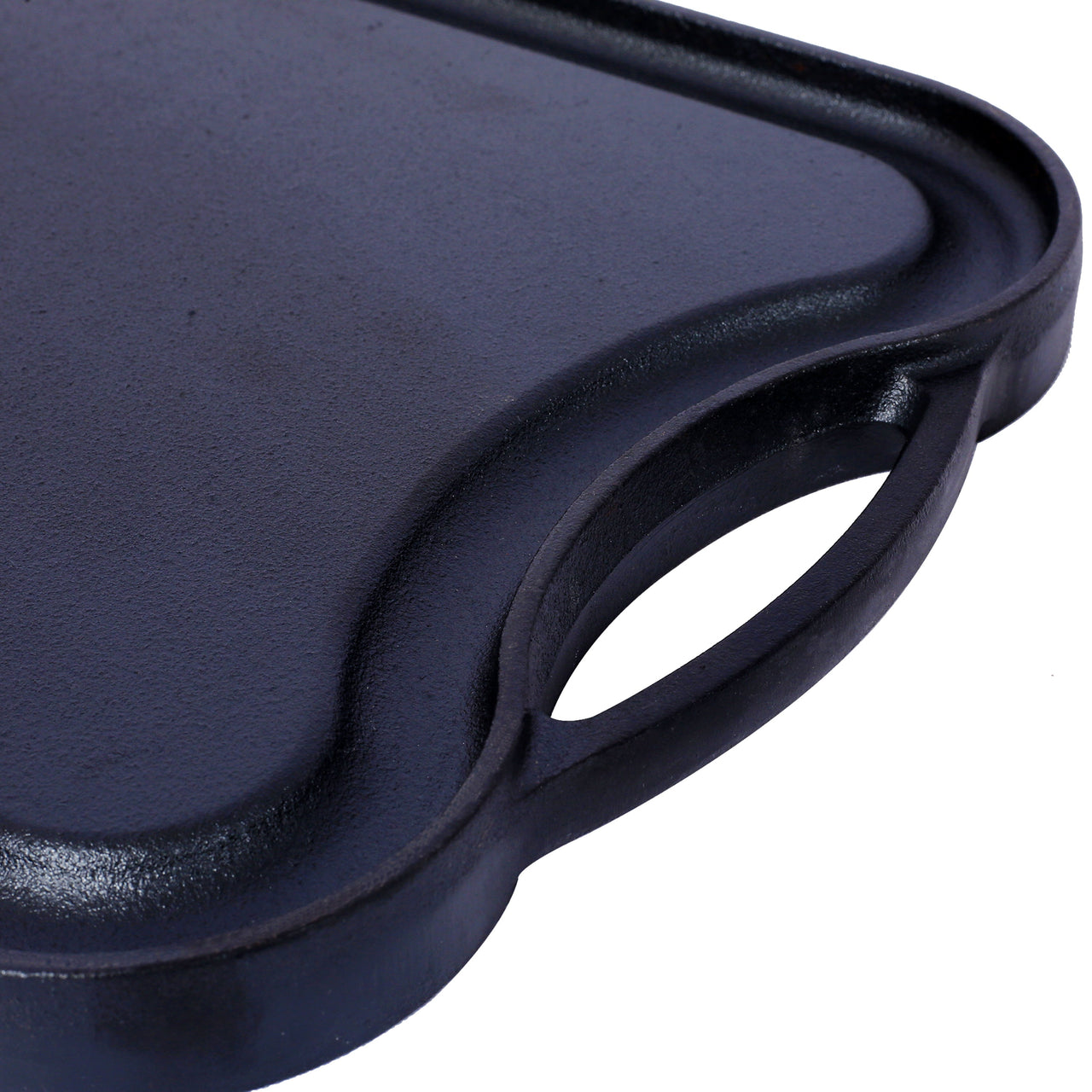 Pre-Seasoned Cast Iron Reversible Rectangular Grill/Griddle, Black,20inch x 10inch
