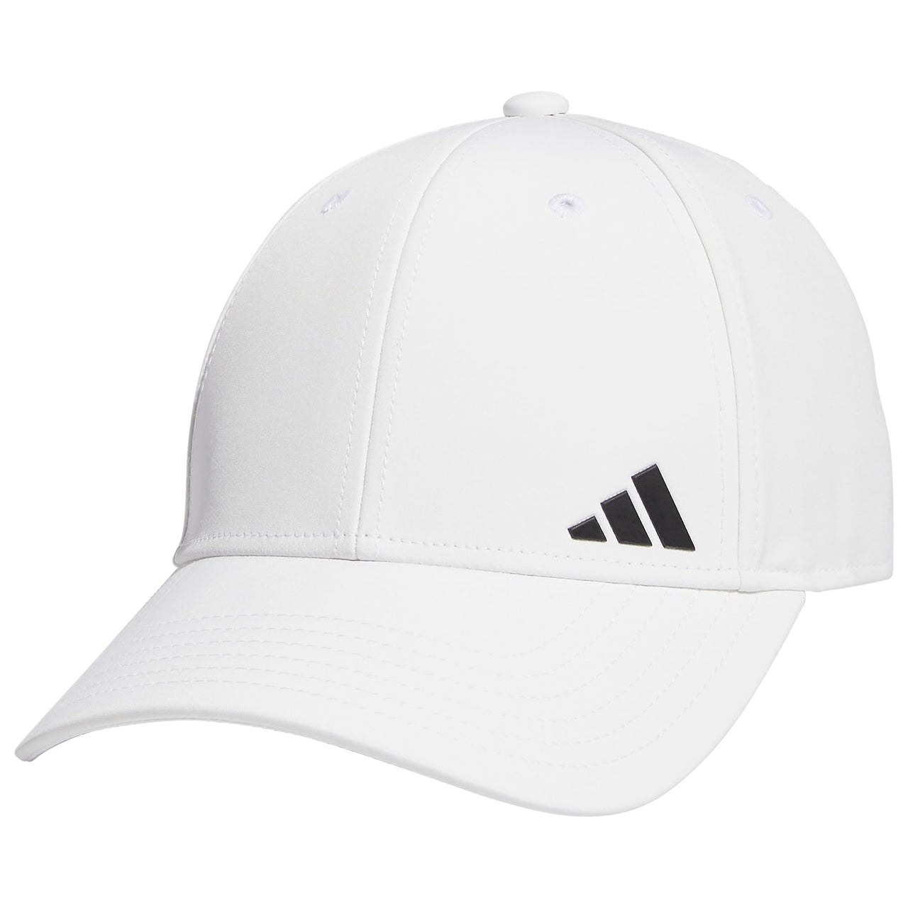 adidas Womens Backless Ponytail Hat Adjustable Fit Baseball Cap White/Black One Size
