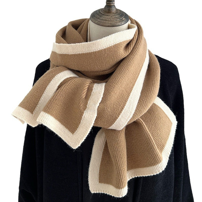 Color Matching Scarf Knitted Wool Scarf (See size chart where applicable)
