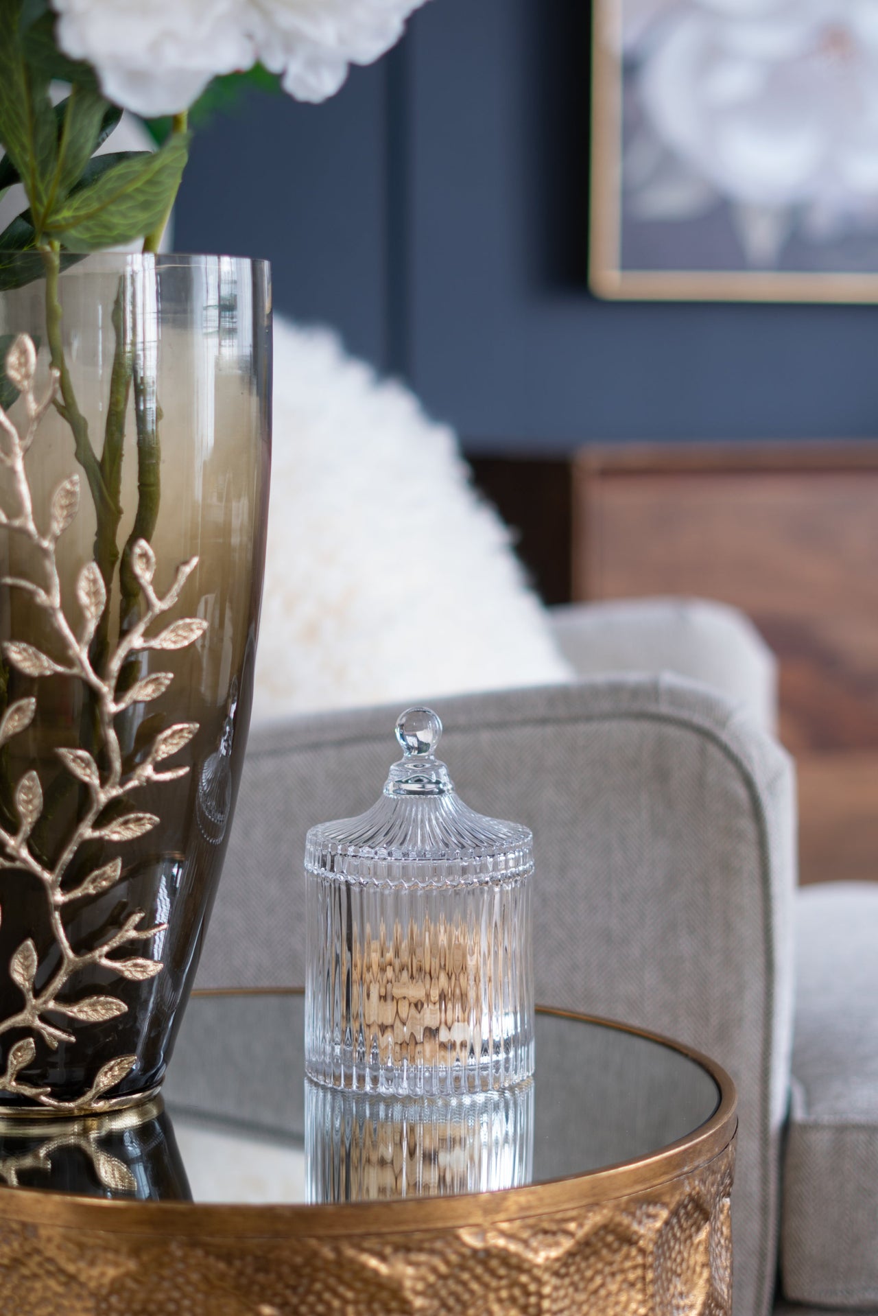 D4x6'Ancell Lidded Glass Jar