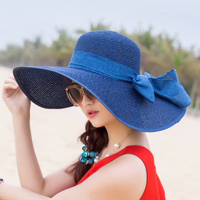 Beach Hat With Large Foldable Rim