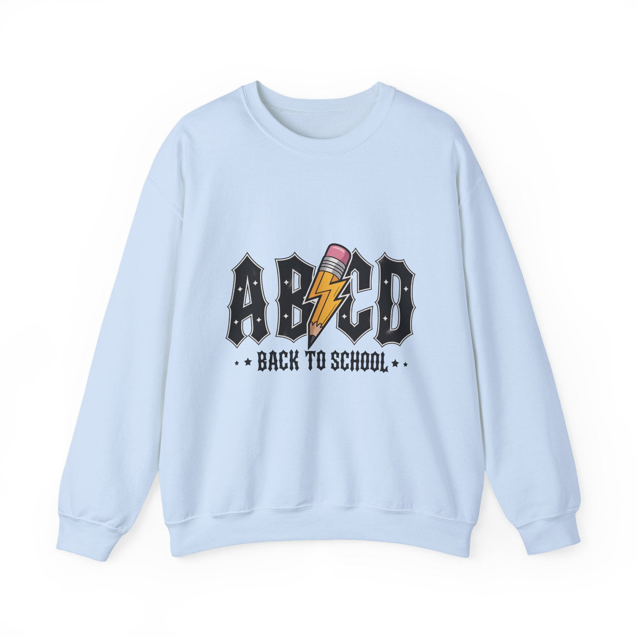 Back to School Crewneck Sweatshirt, Unisex Sweatshirt, Lightweight Sweater, School Apparel, Teacher Gift, Trendy Fashion