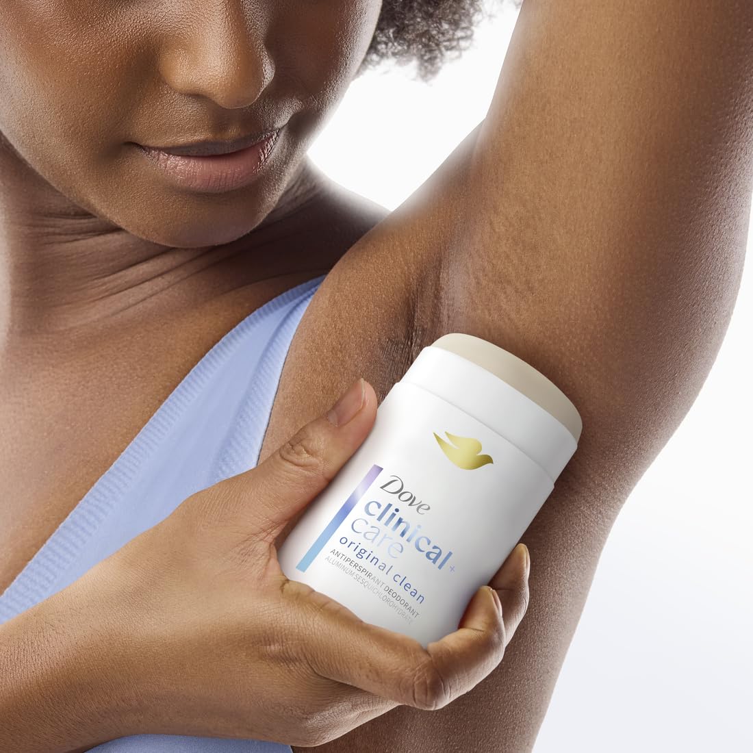Dove Clinical + Care Antiperspirant Deodorant Invisible Solid Stick for Women Cool Essentials with Nourishing Serum 2.6 oz