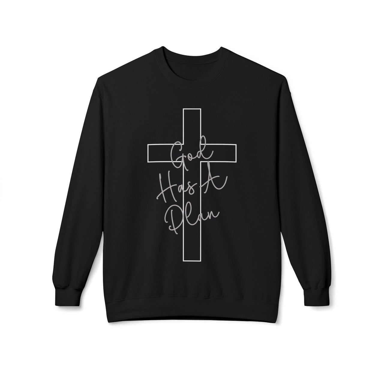 God Has a Plan Crewneck Sweatshirt – Jeremiah 29:11 Christian Pullover