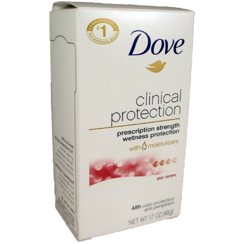 Dove Clinical Protection Antiperspirant & Deodorant Skin Renew 1.7 oz (Pack of 4)