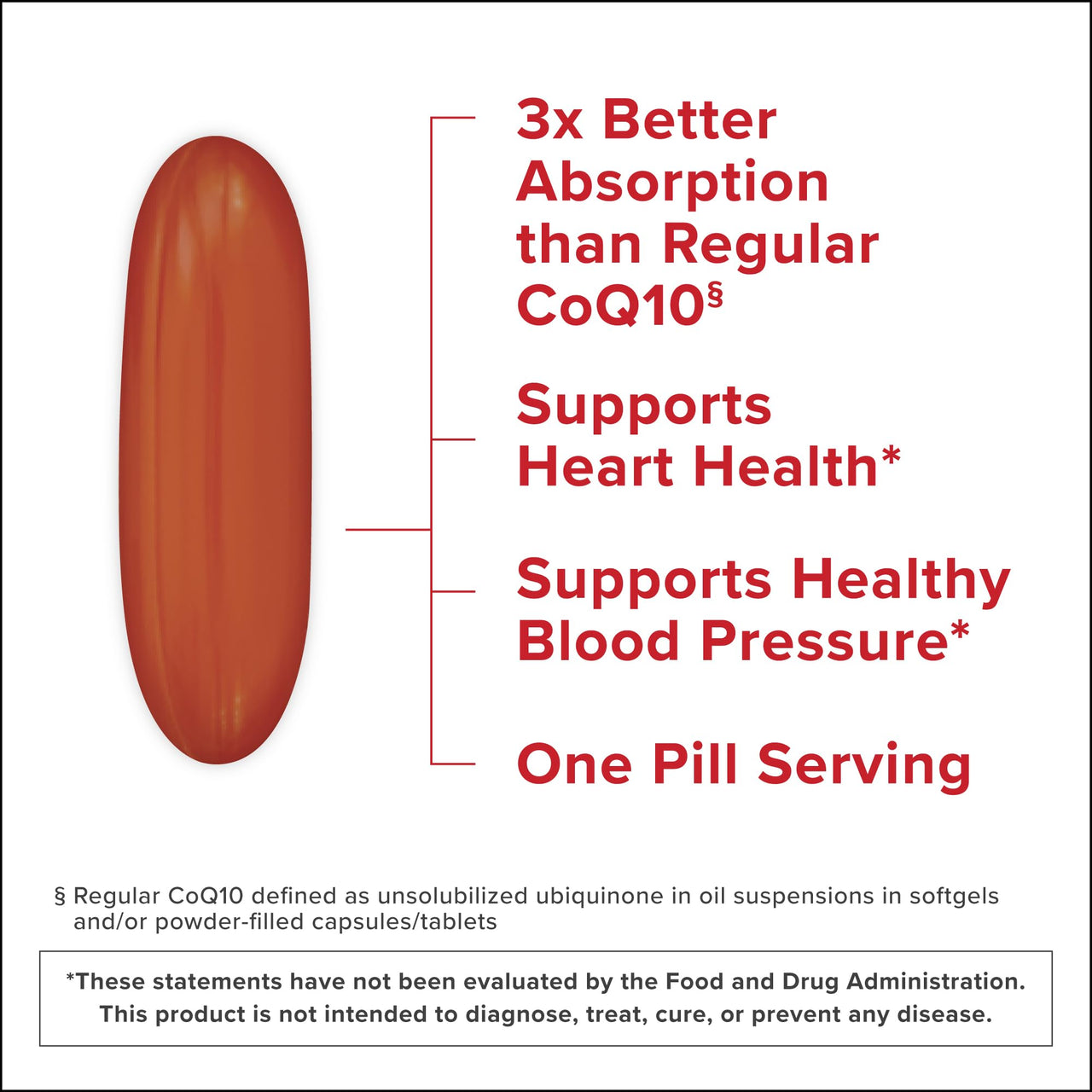 Qunol Ultra CoQ10 100mg Softgels- 3X Better Absorption Coenzyme Q10 Supplements - Antioxidant Supplement for Vascular and Heart Health & Energy Production - 5 Month Supply - 150 Count