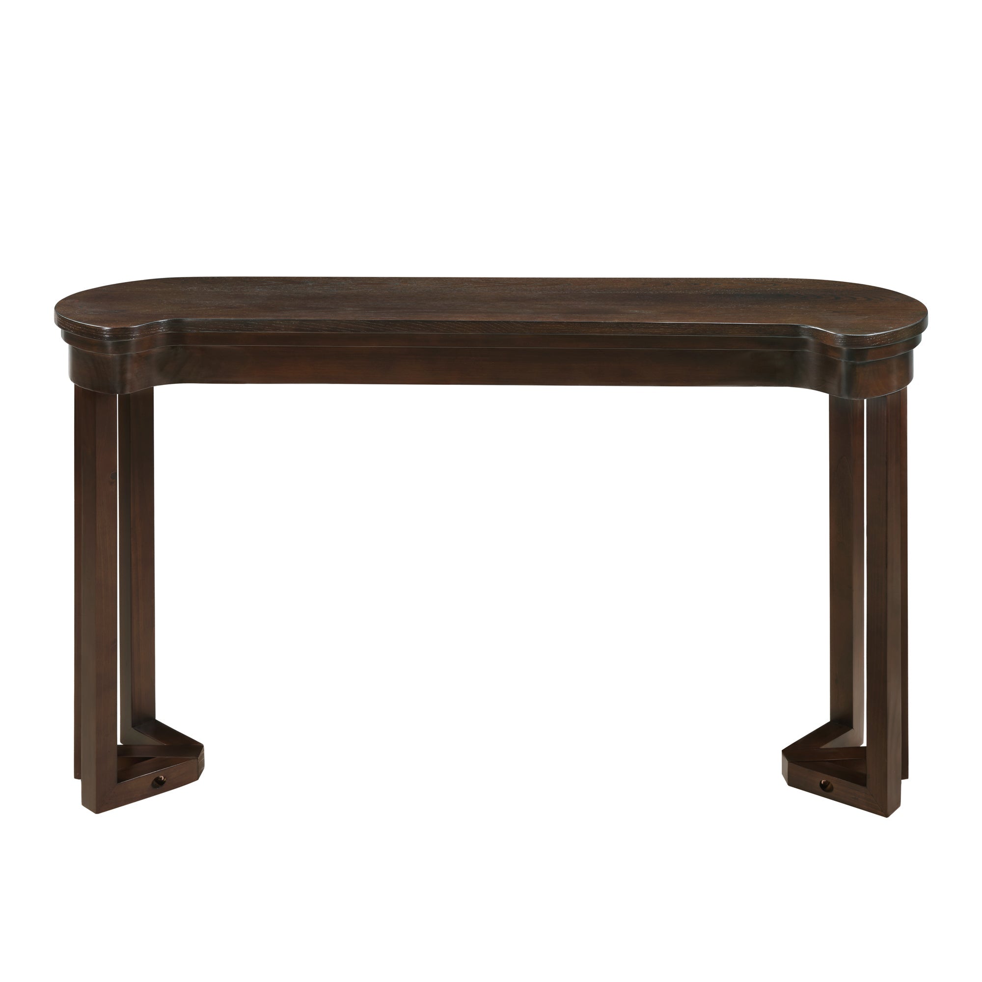 4 Piece Bar Table Set with3 PU Upholstered Bar Stools, Breakfast Table with 3 Padded Stools Solid Wood Counter Height Dining Table Set for Living Room, Dining Room.  Espresso