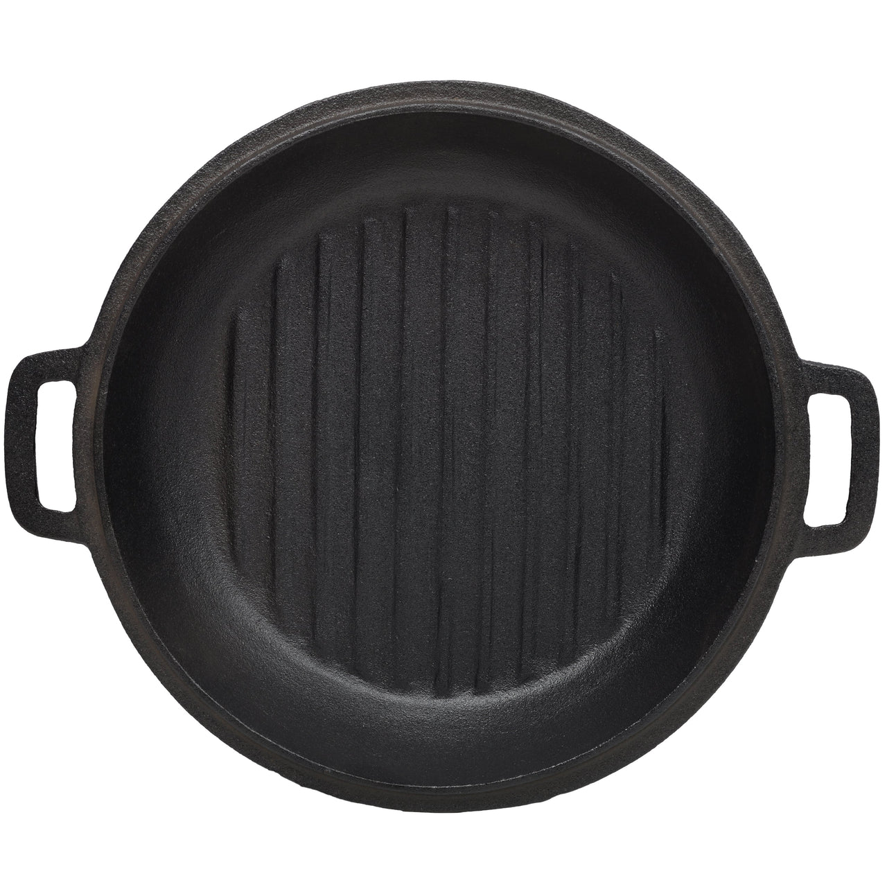3 in 1 Pre-Seasoned Cast Iron Dutch Oven, Outdoor Camping Deep Pot, 5 Quart. Cover As A Skillet with Ribbed Bottom Design. With 2pcs Silicone Handel Covers, 1PC Lid Lifter.