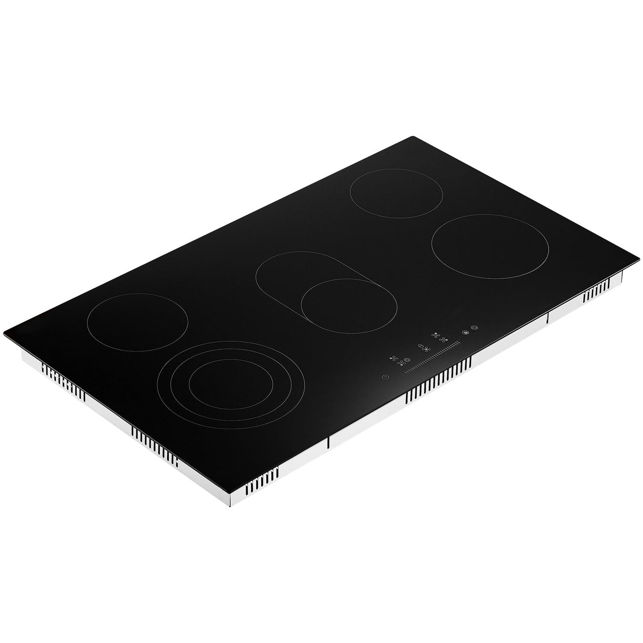 Built-in Electric Cooktop Radiant Ceramic Cooktop 5 Burners 35.4x20.5 inch