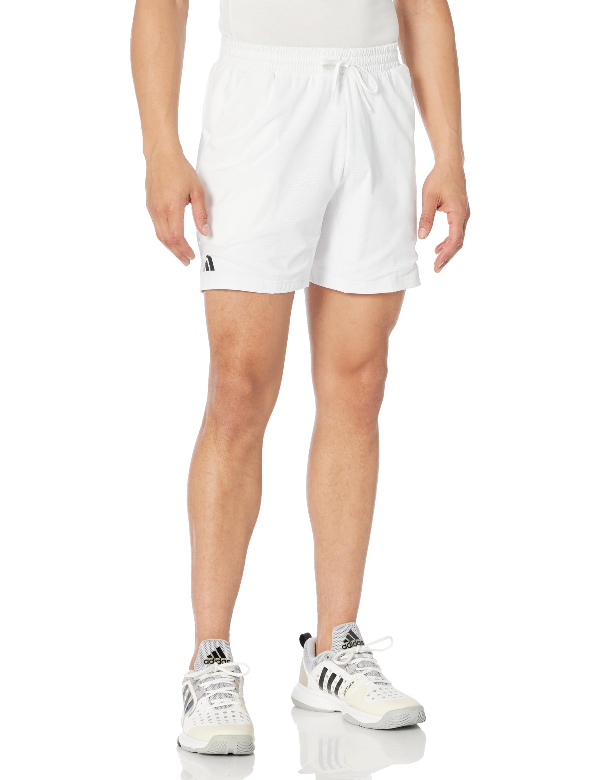 adidas Mens Ergo Tennis Shorts White X-Small/9