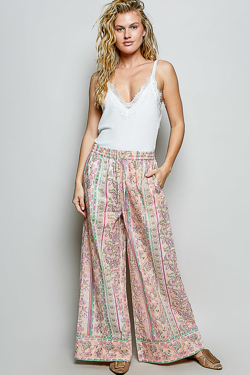POL Lace Detail V-Neck Ribbed Cami