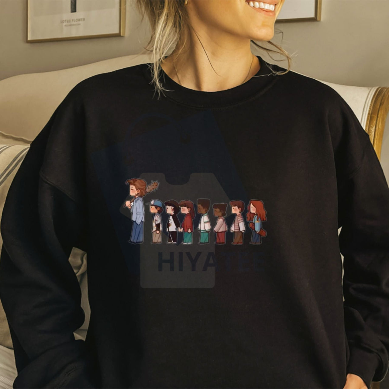 Stranger Steve and Seven Dwarfs Sweatshirt: Stranger Things Movie Pullover, Funny Holiday Mashup, Xmas Gift For Men
