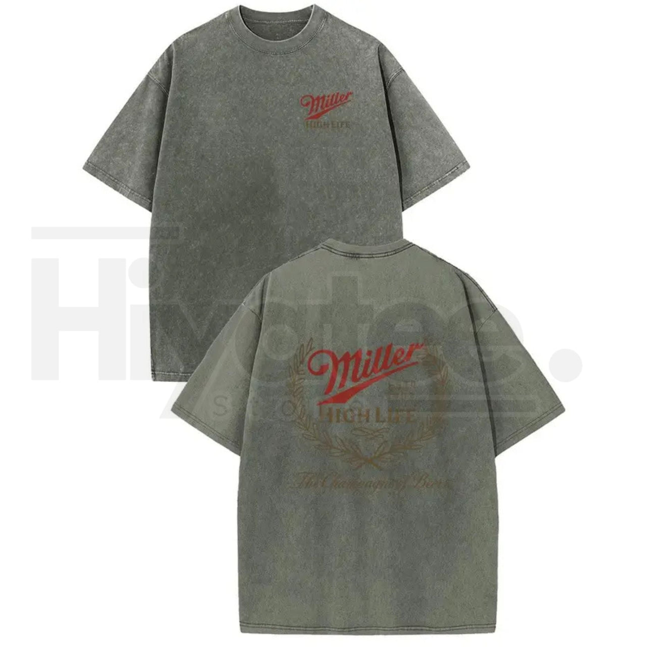 Funny Cat Vintage Acid Wash T-Shirt – 230g Heavyweight Distressed Cotton Graphic Tee