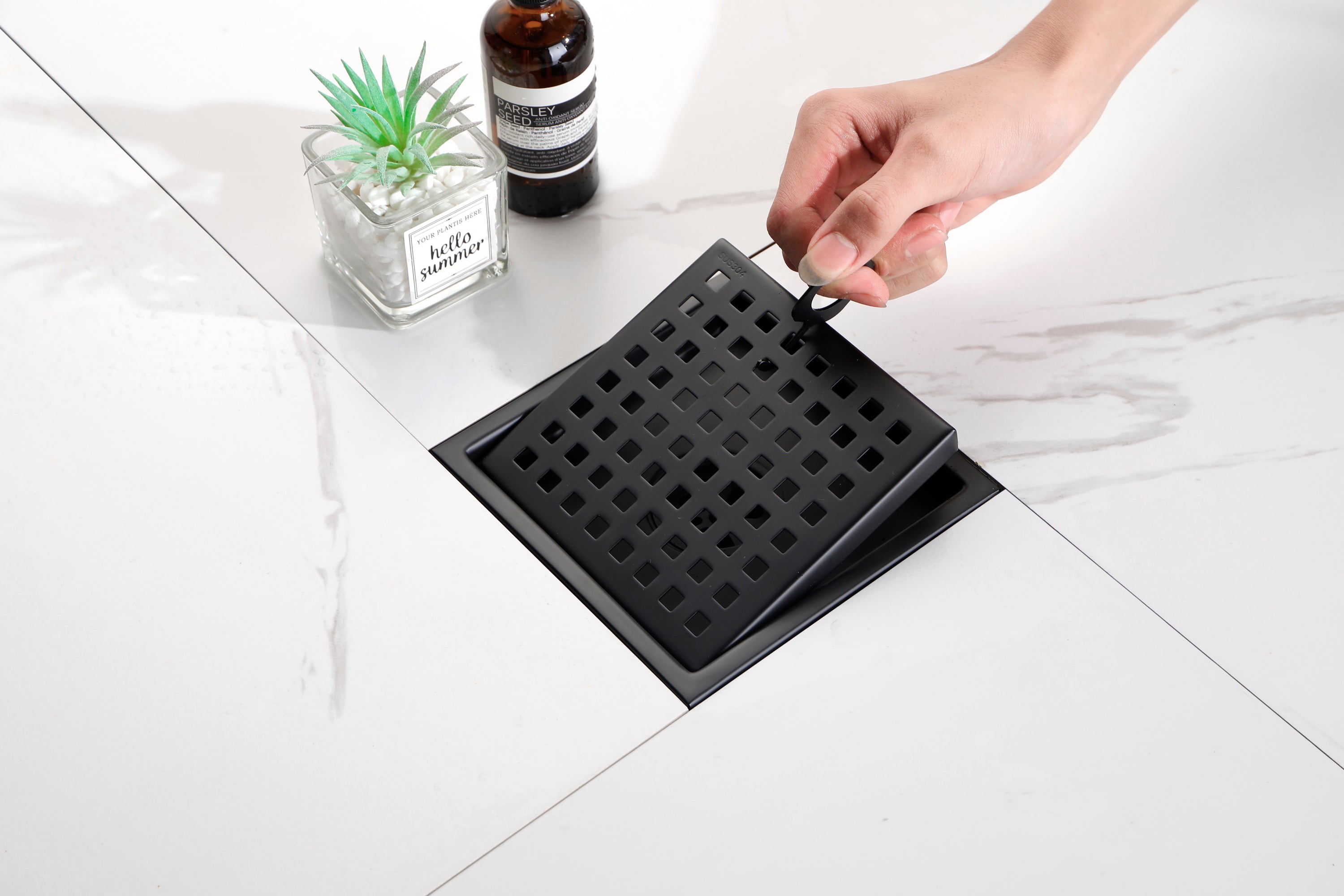 6 Inch Square Shower Floor Drain