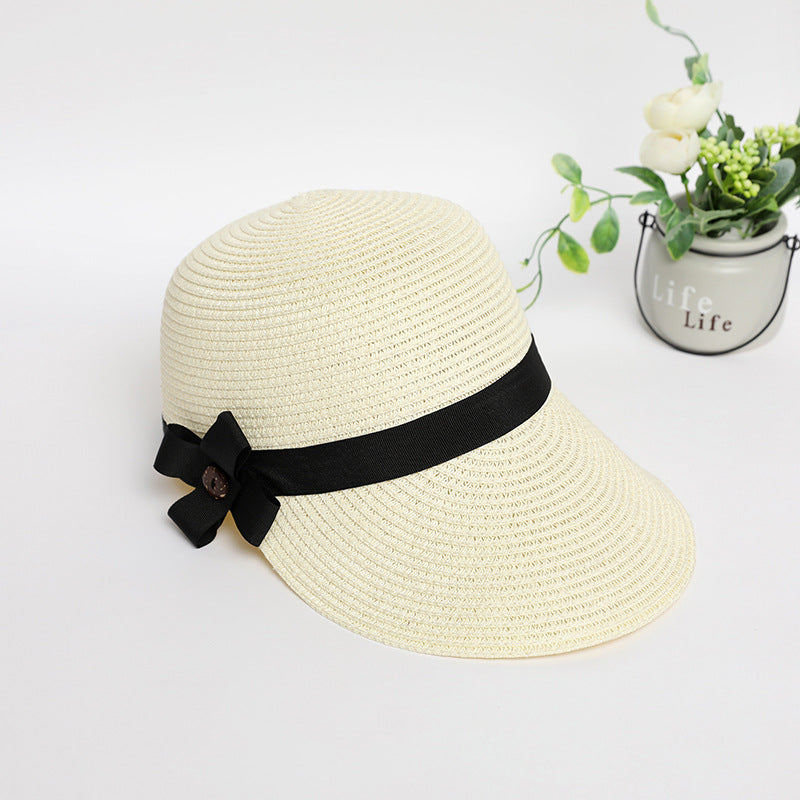 Straw Equestrian Hat Women's Outdoor Beach Casual Hat