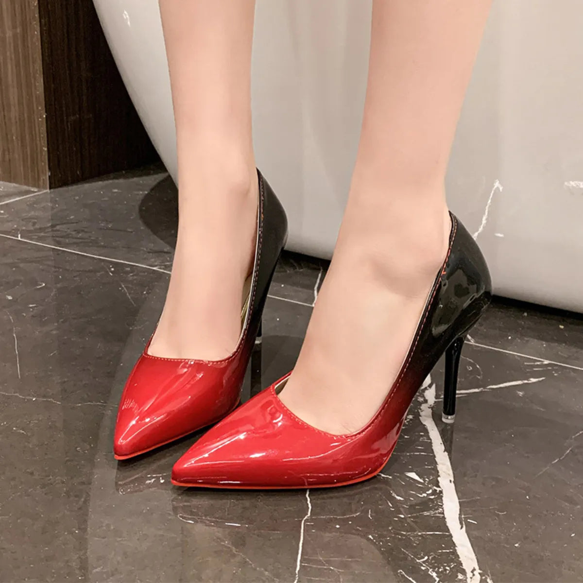 Point Toe Stiletto Pumps