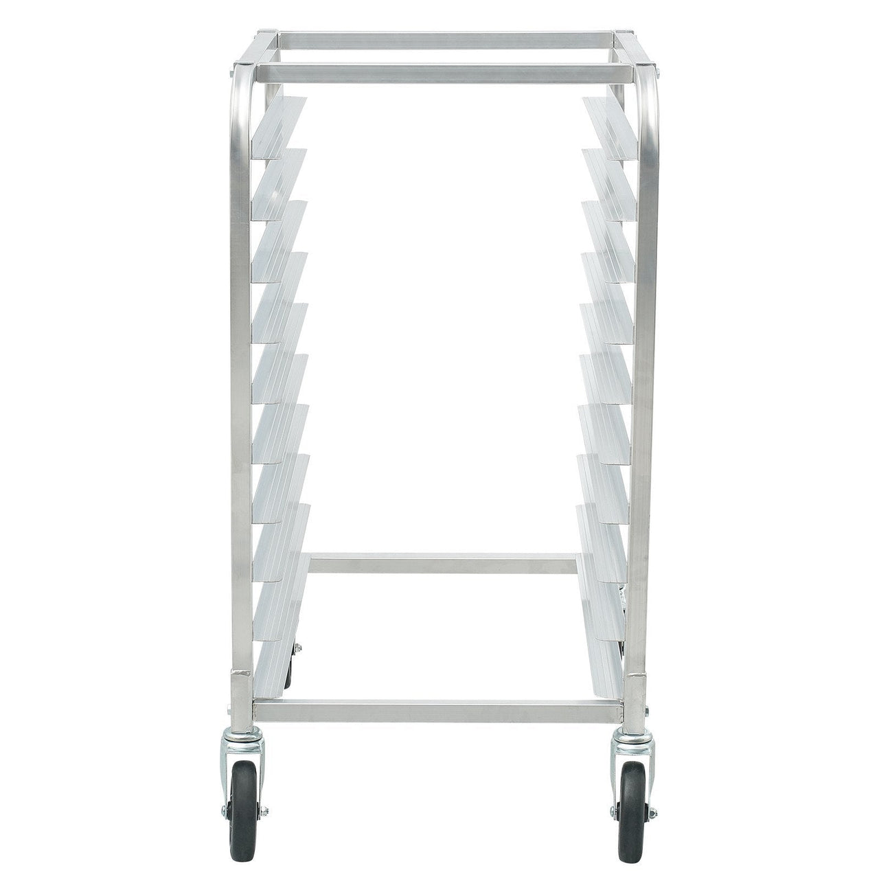 Bun Pan Rack, 10-Tier Commercial Bakery Racks with Brake Wheels, Aluminum Racking Trolley Storage for Half & Full Sheet, Speed Rack For Kitchen Home, Bread Baking Equipment, 26'L x 20.3'W x 39'H